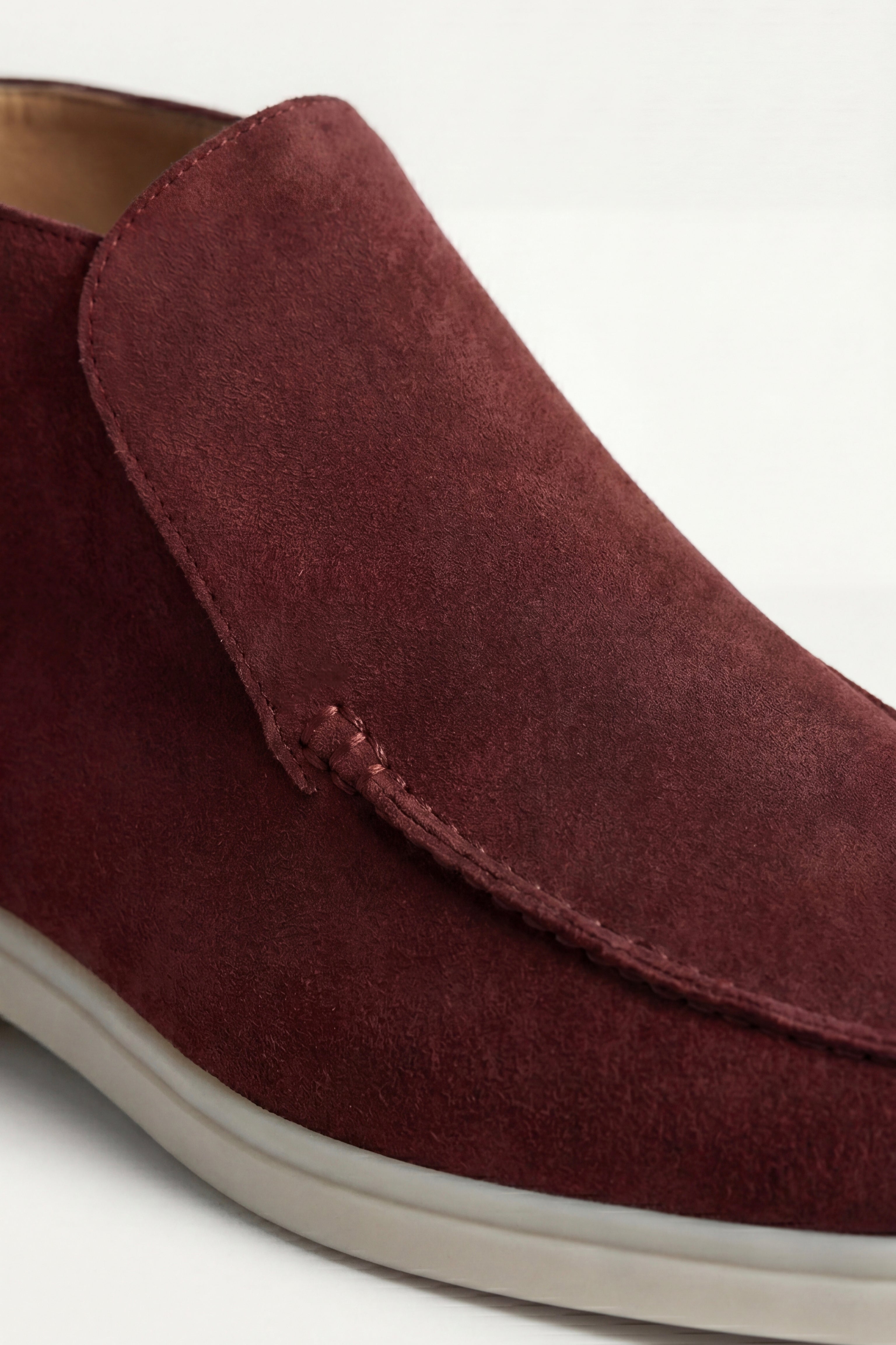 Milano City Loafer Suede Burgundy Red