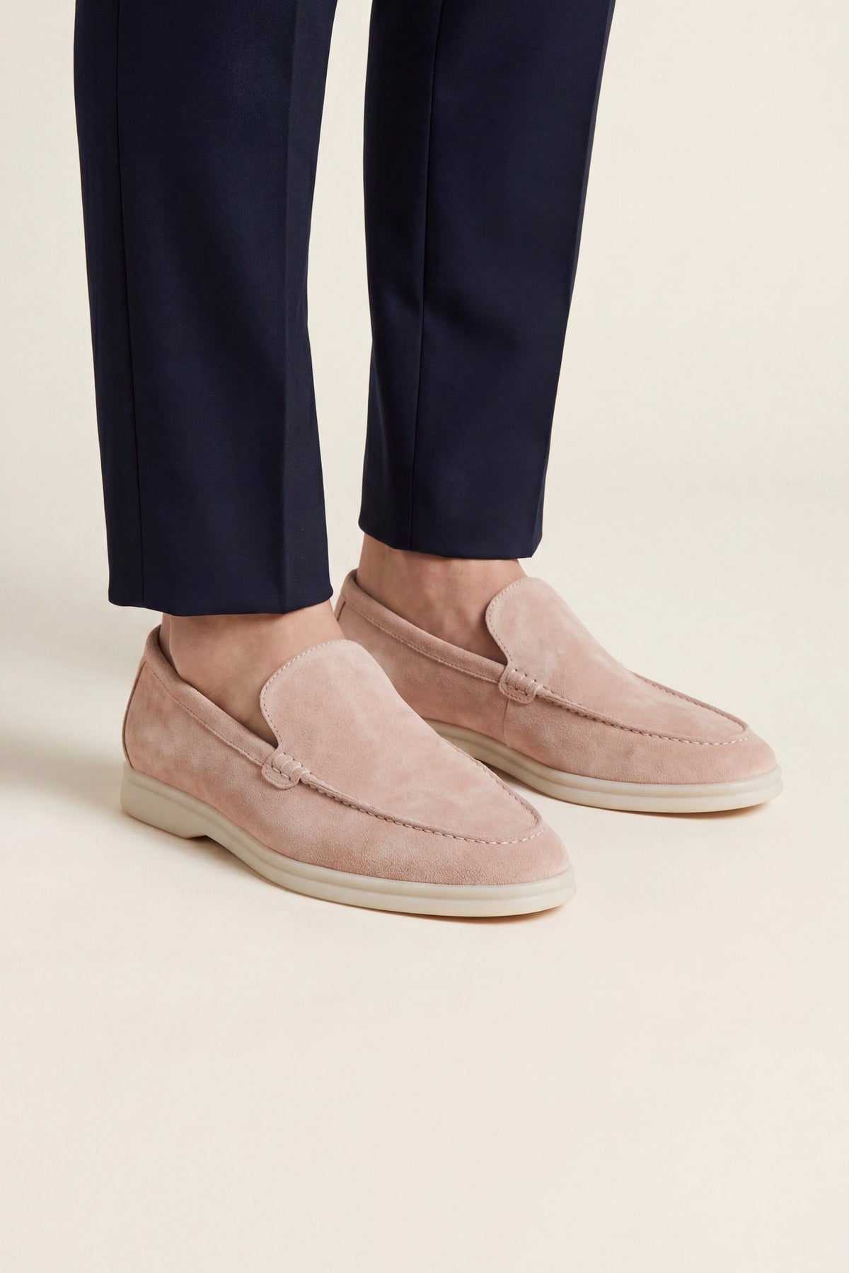 Milano Classic Loafer Suede Dusty Pink