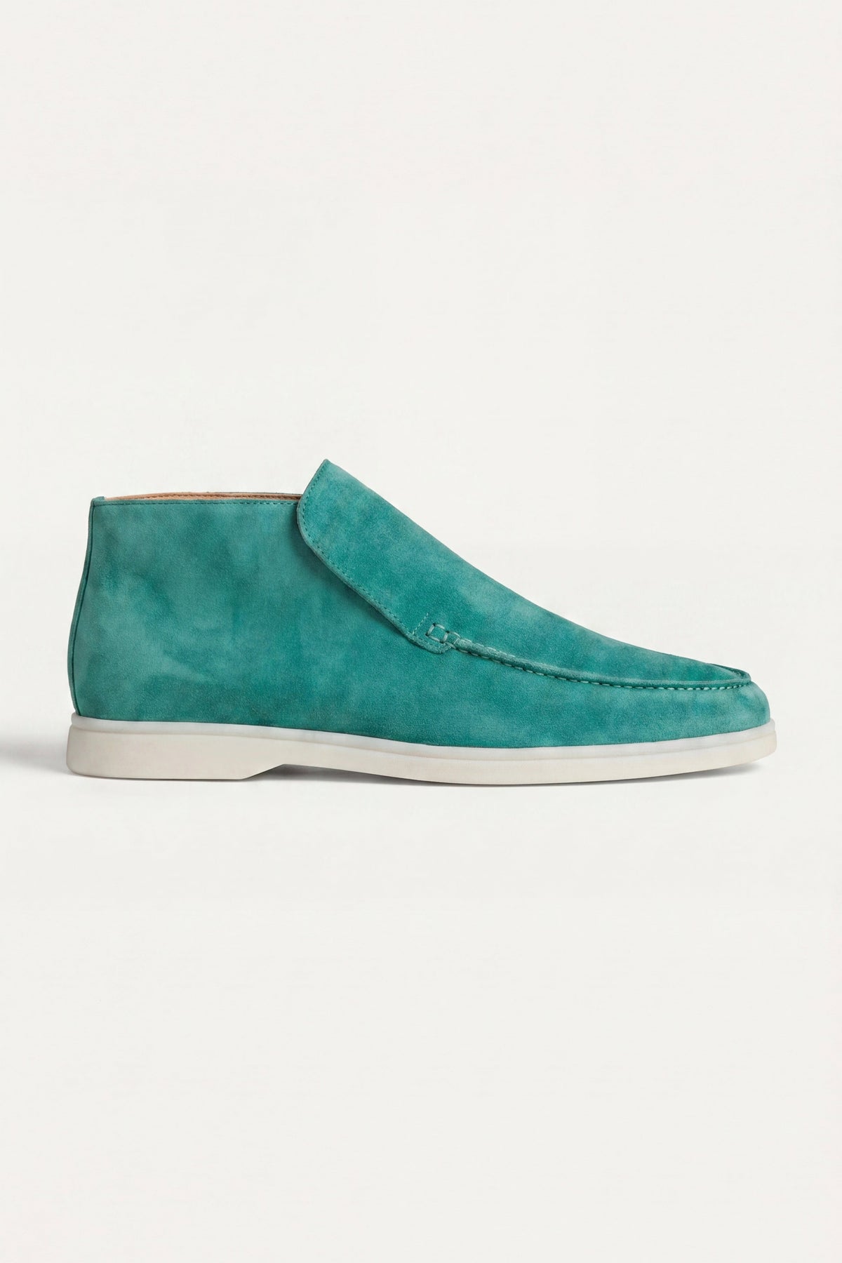 Milano City Loafer Suede Teal Green