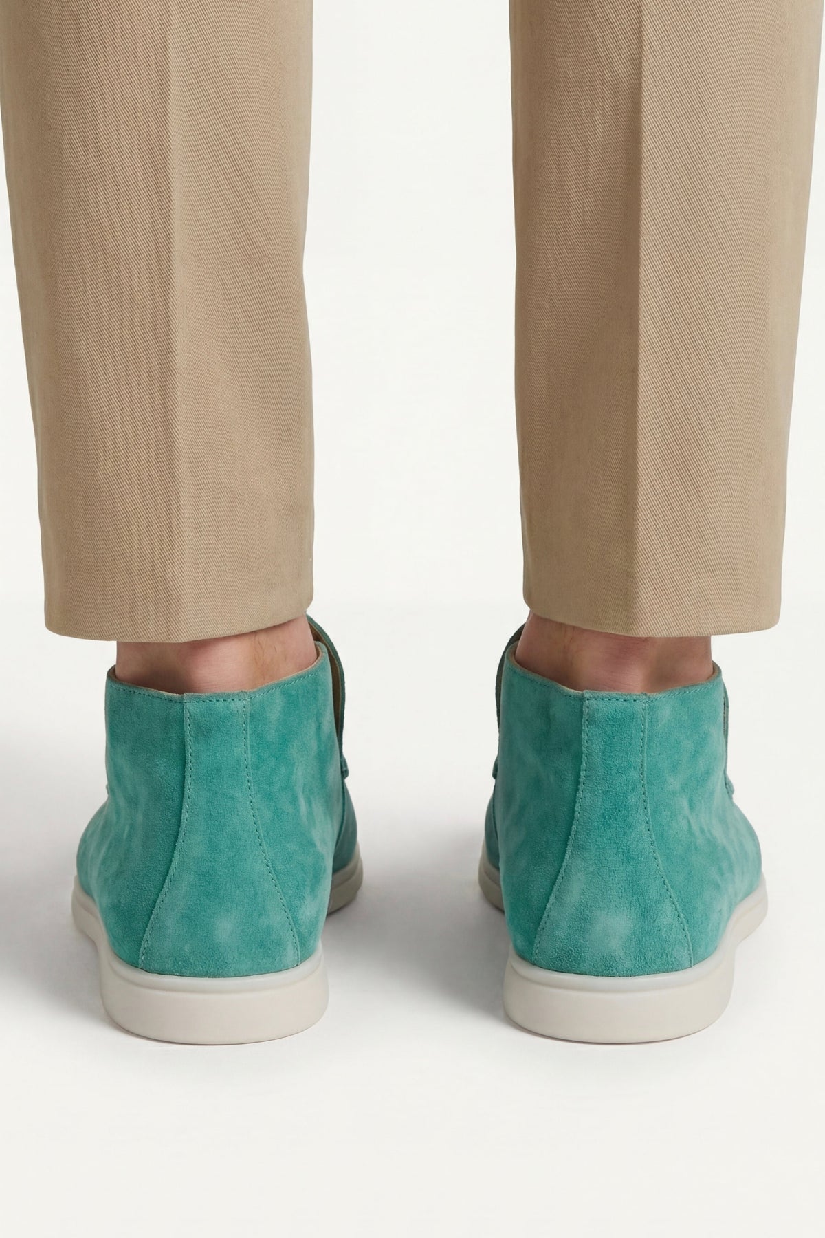 Milano City Loafer Suede Teal Green