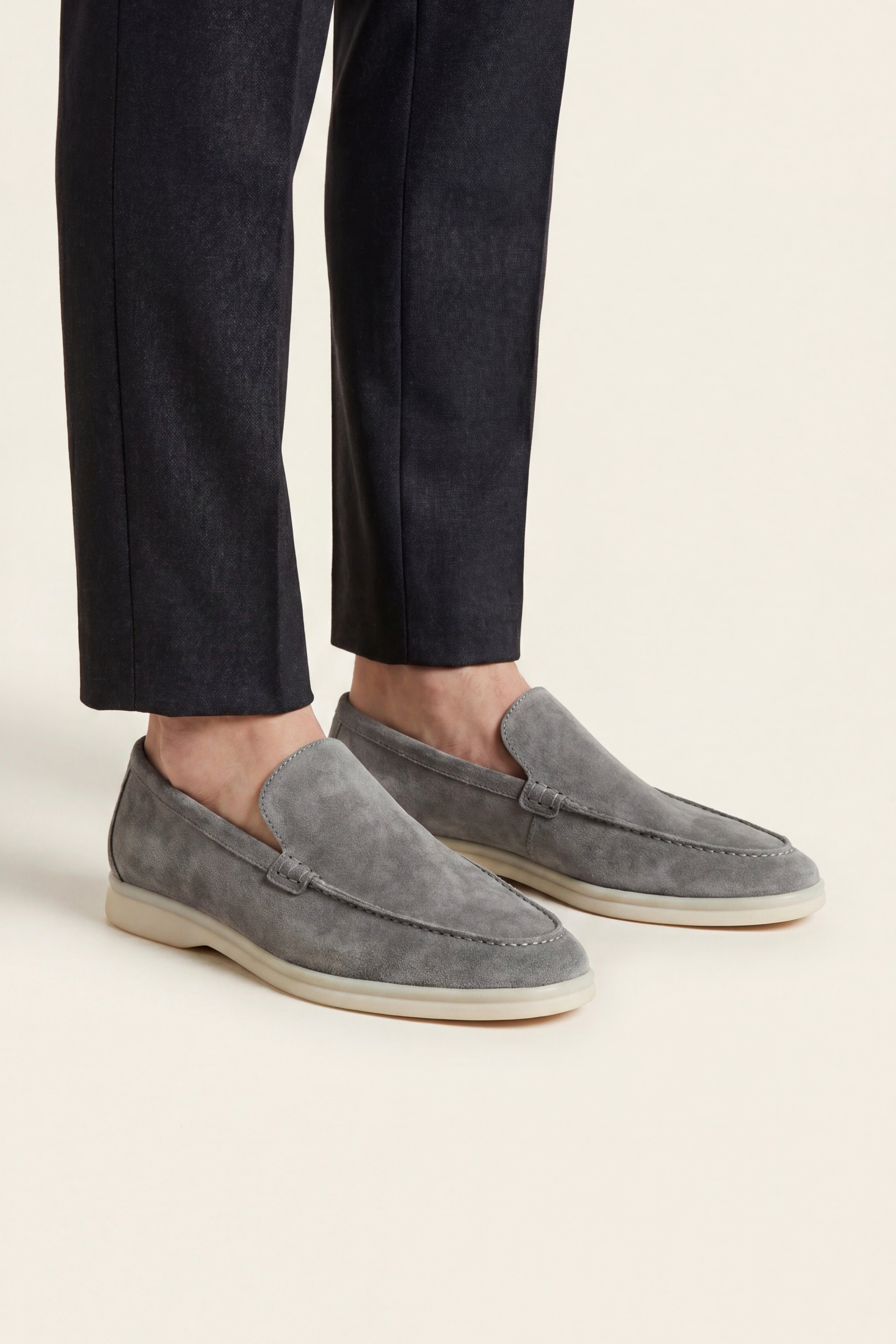 Milano Classic Loafer Suede Dark Grey