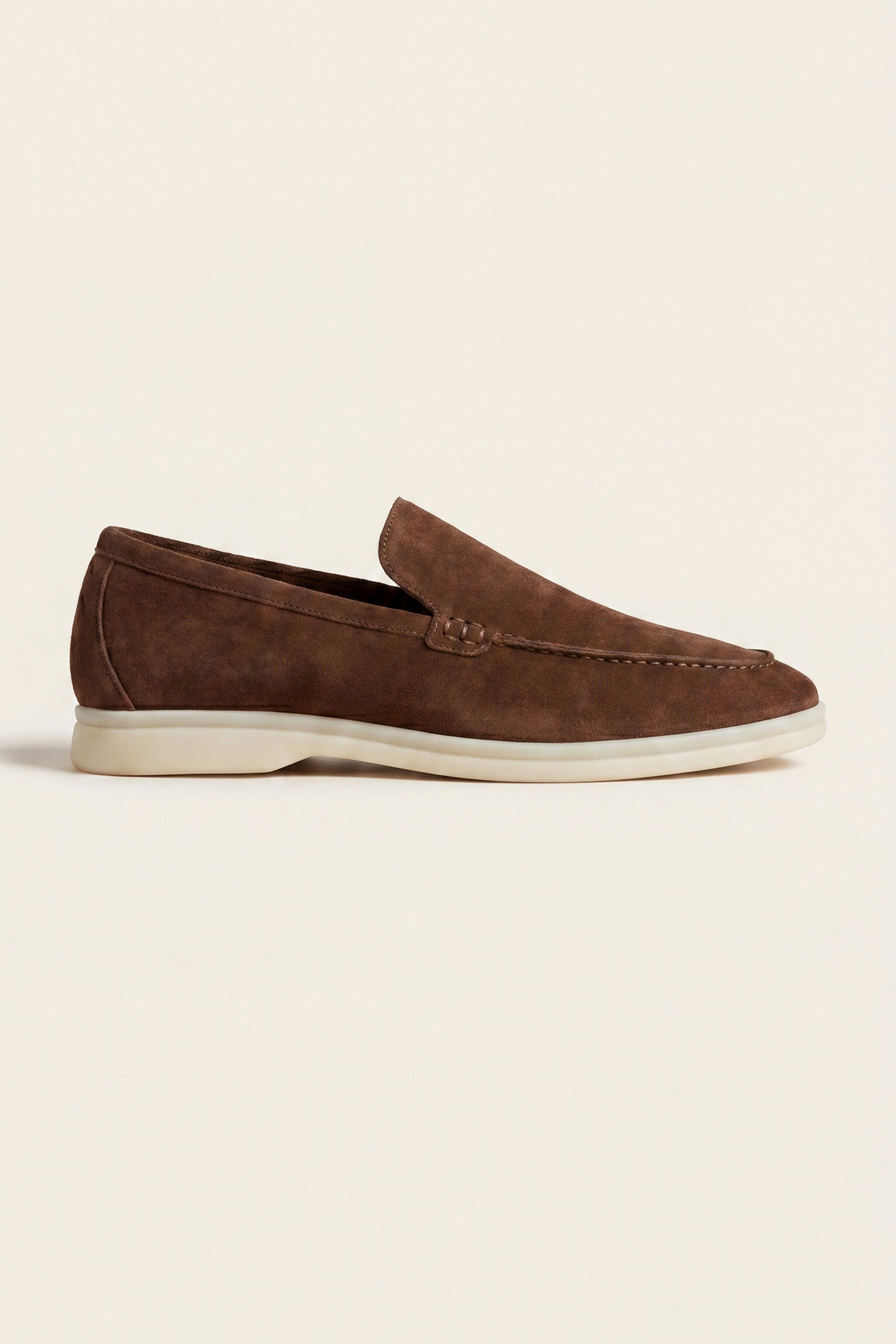 Milano Classic Loafer Suede Dark Brown