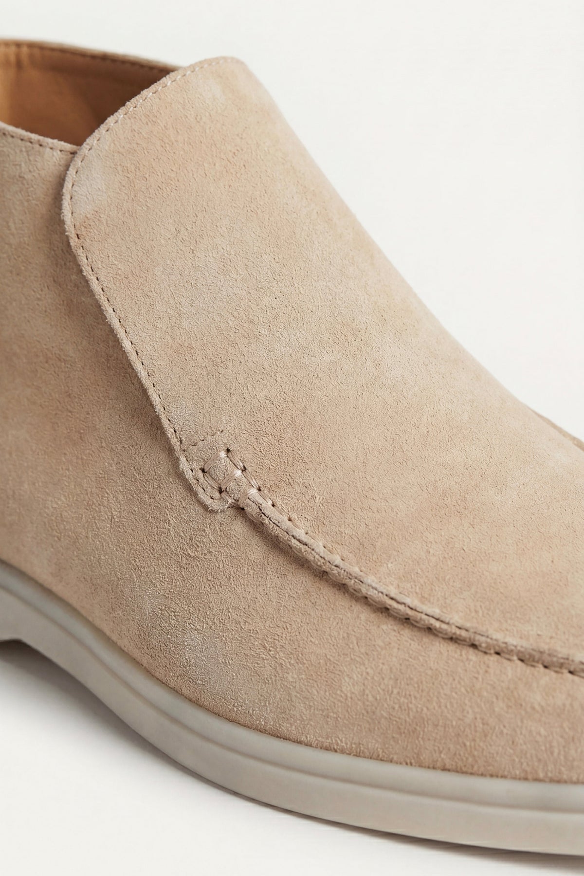 Milano City Loafer Suede Sand Beige