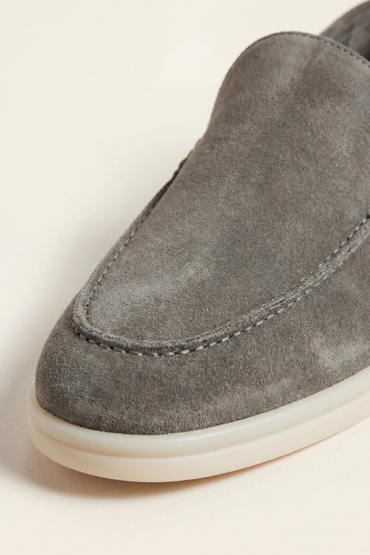 Milano Classic Loafer Suede Taupe Grey