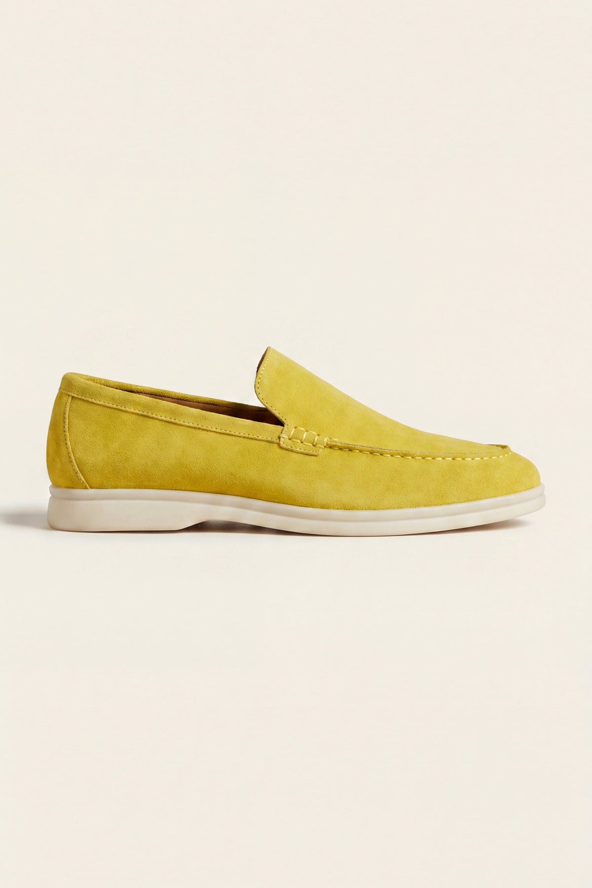 Milano Classic Loafer Suede Mustard Yellow