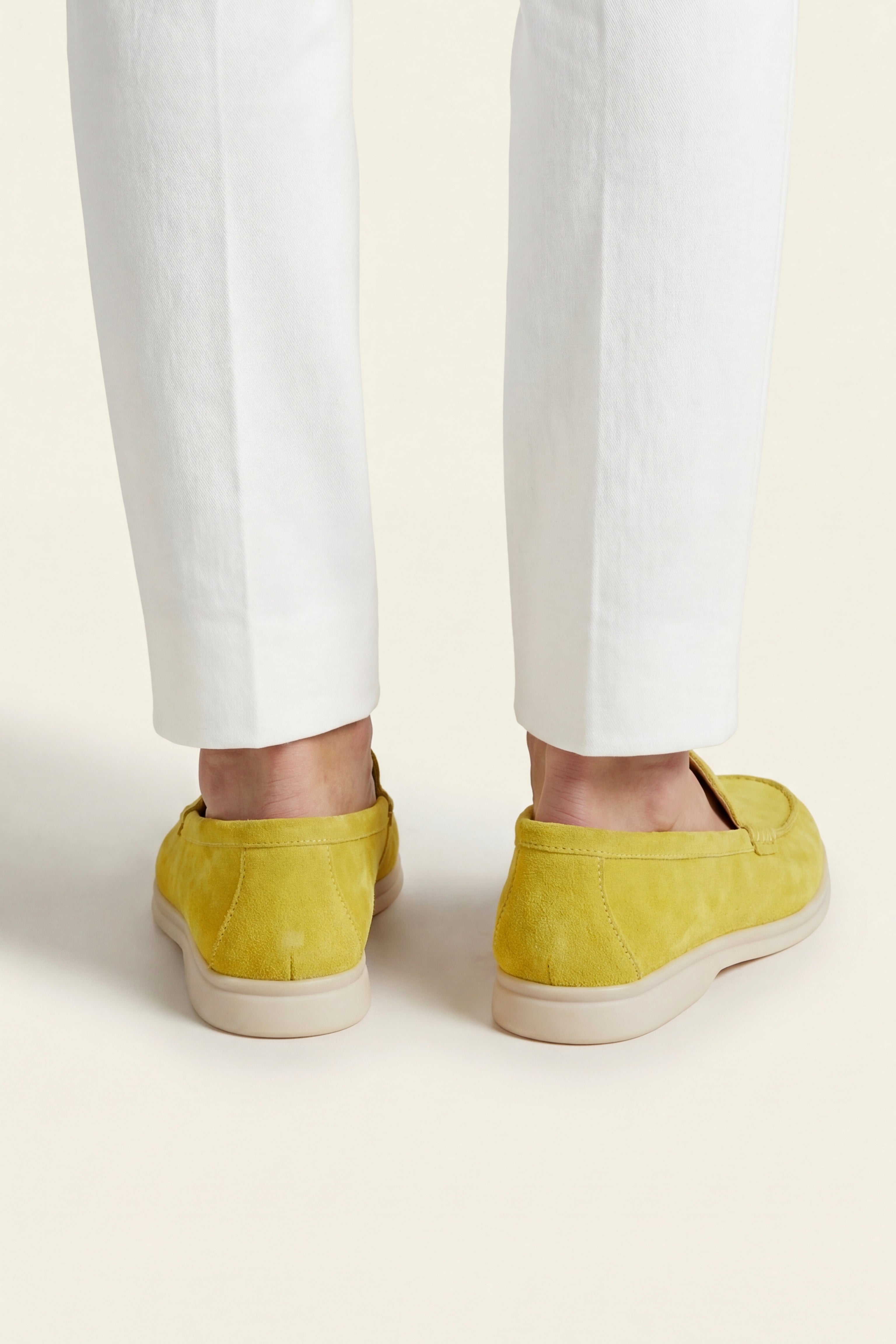 Milano Classic Loafer Suede Mustard Yellow