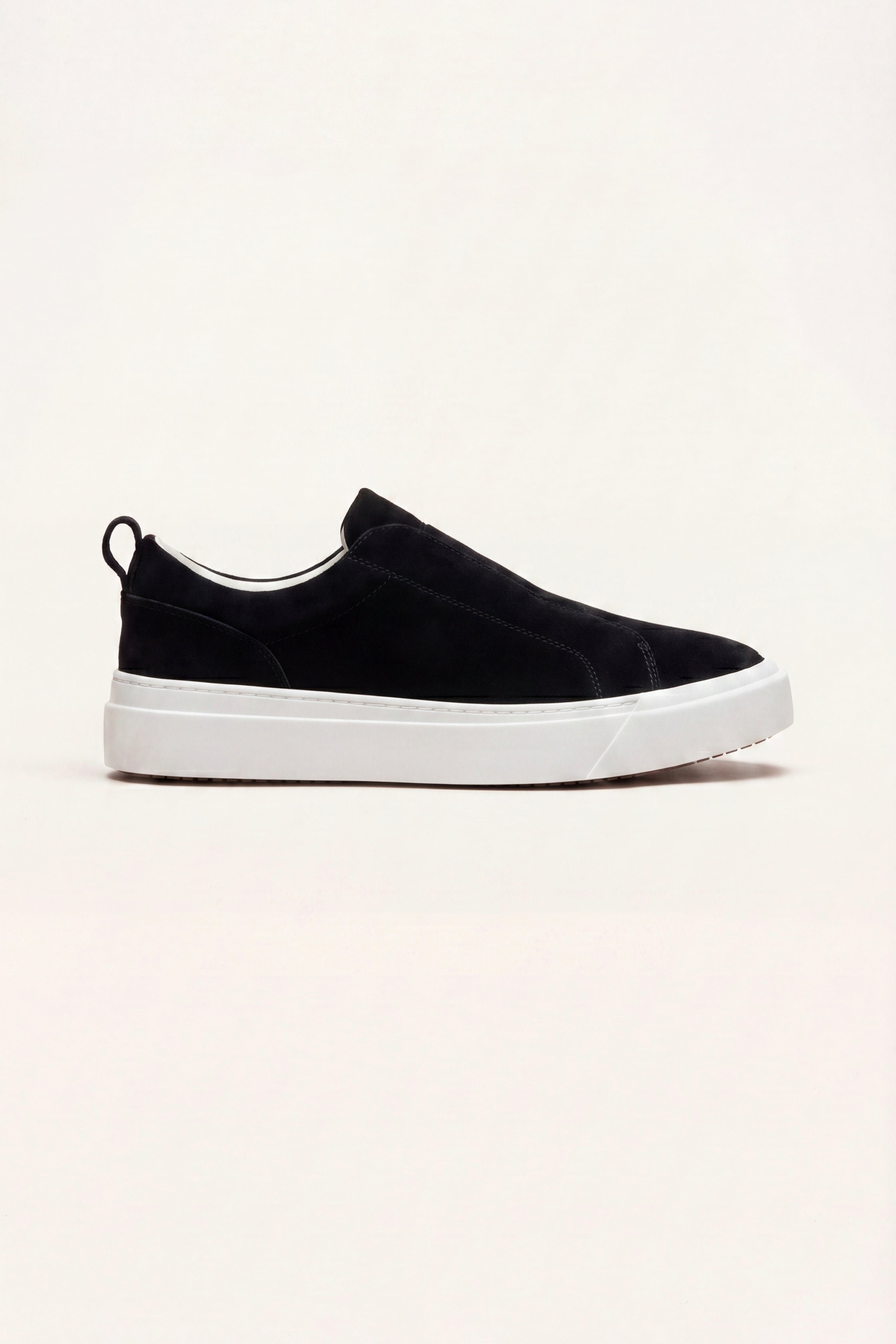 Ancona Suede Slip-On Black