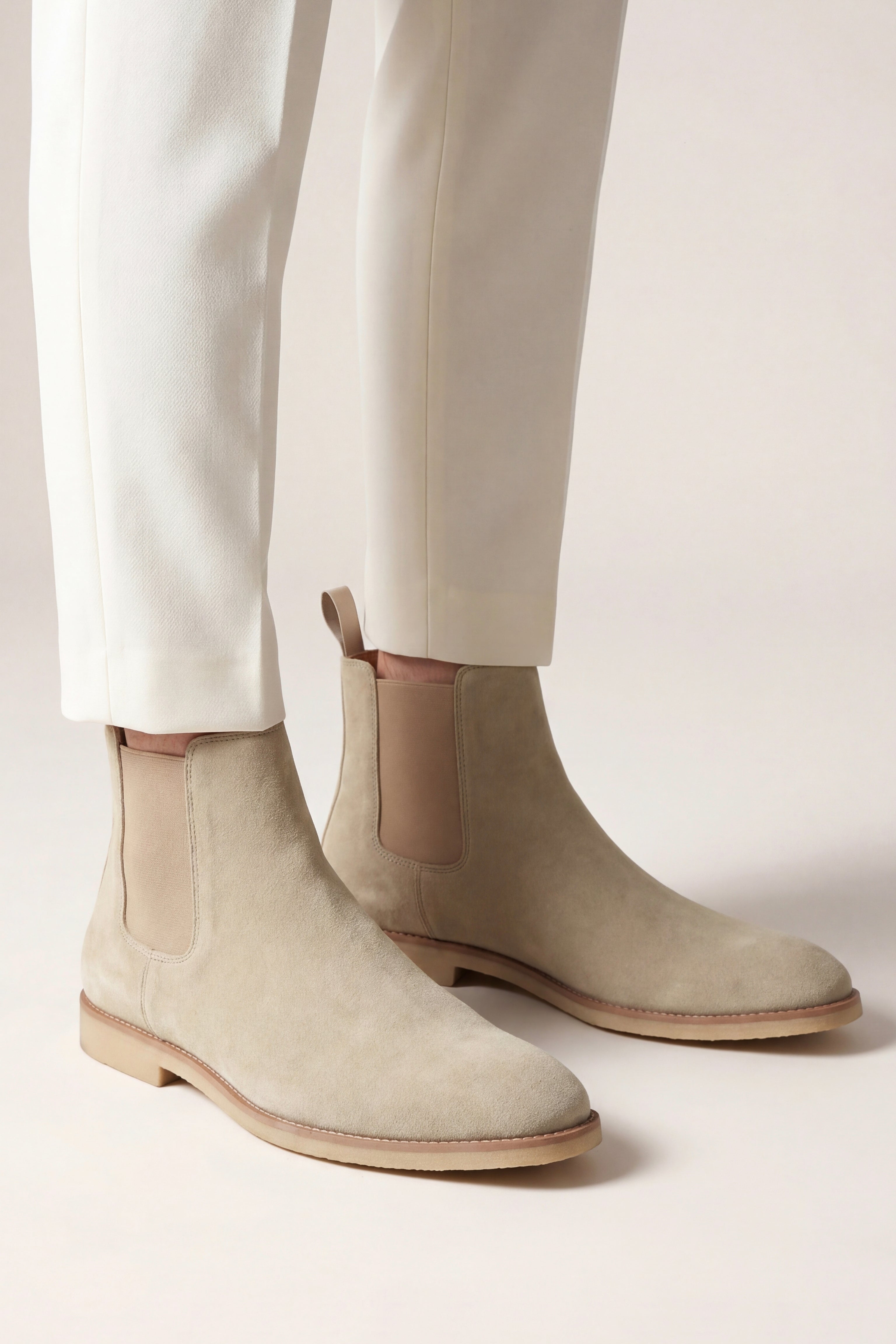 Cortina Suede Boot Sand Beige