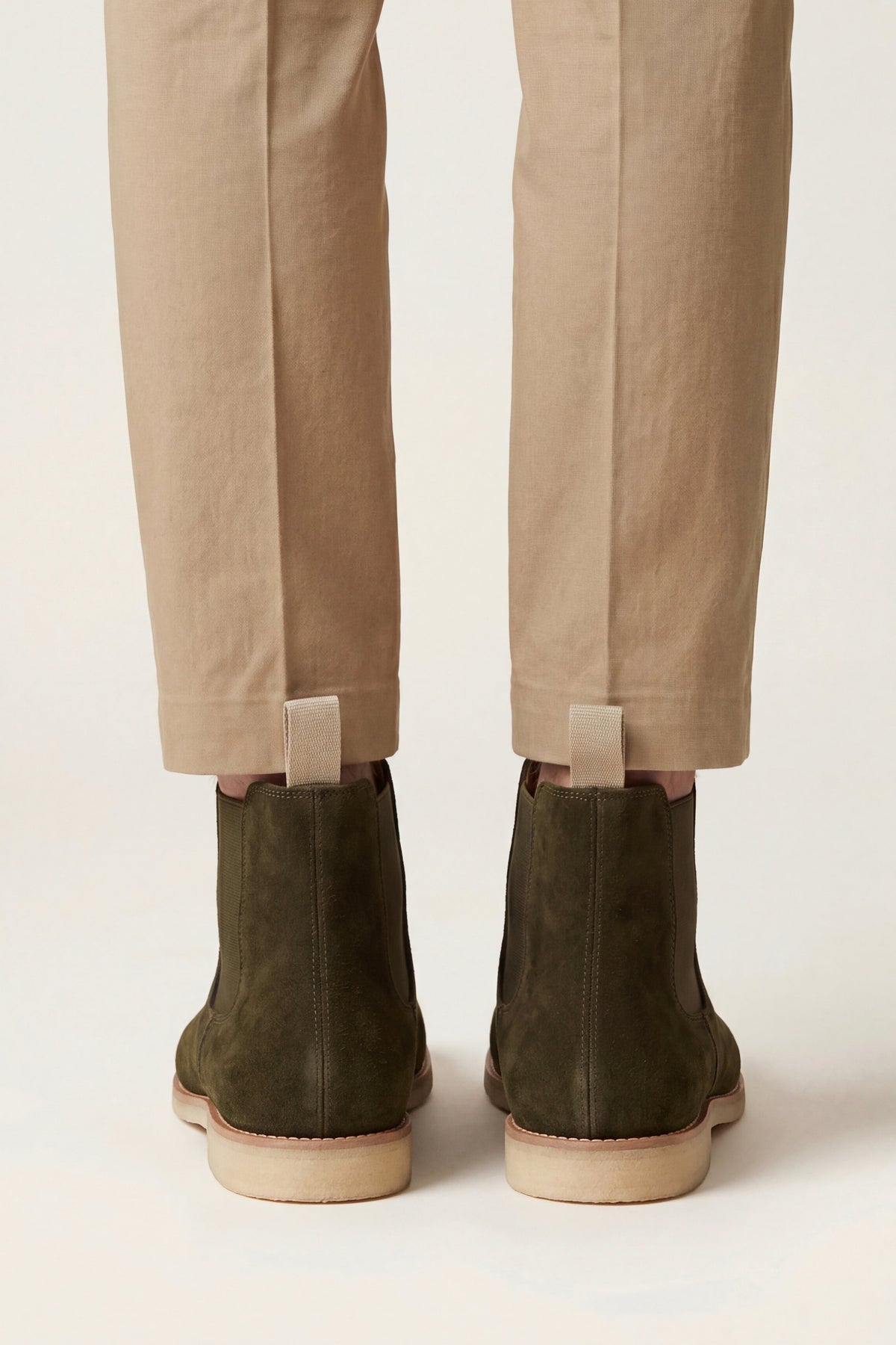 Cortina Suede Boot Olive Green