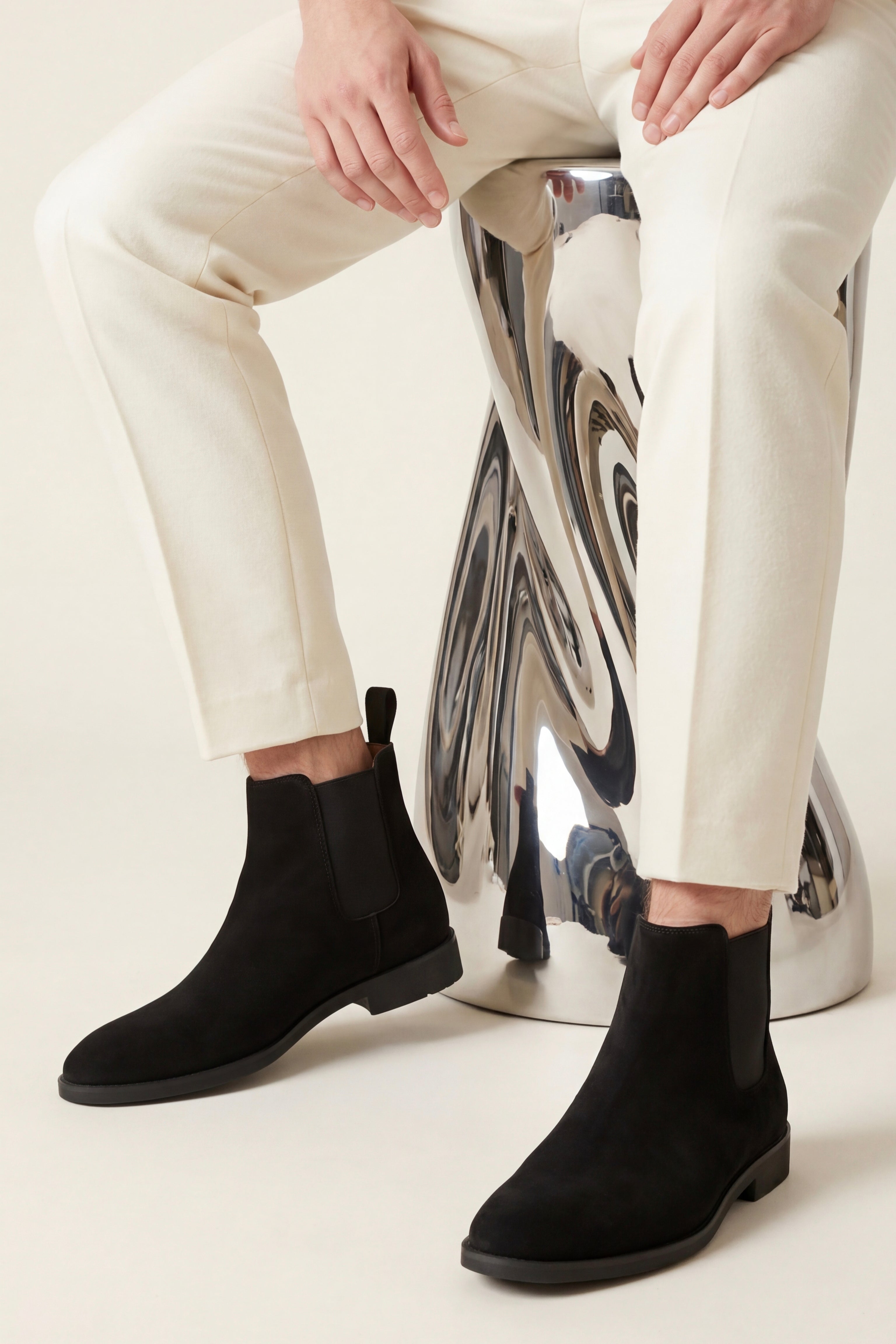 Cortina Suede Boot Black