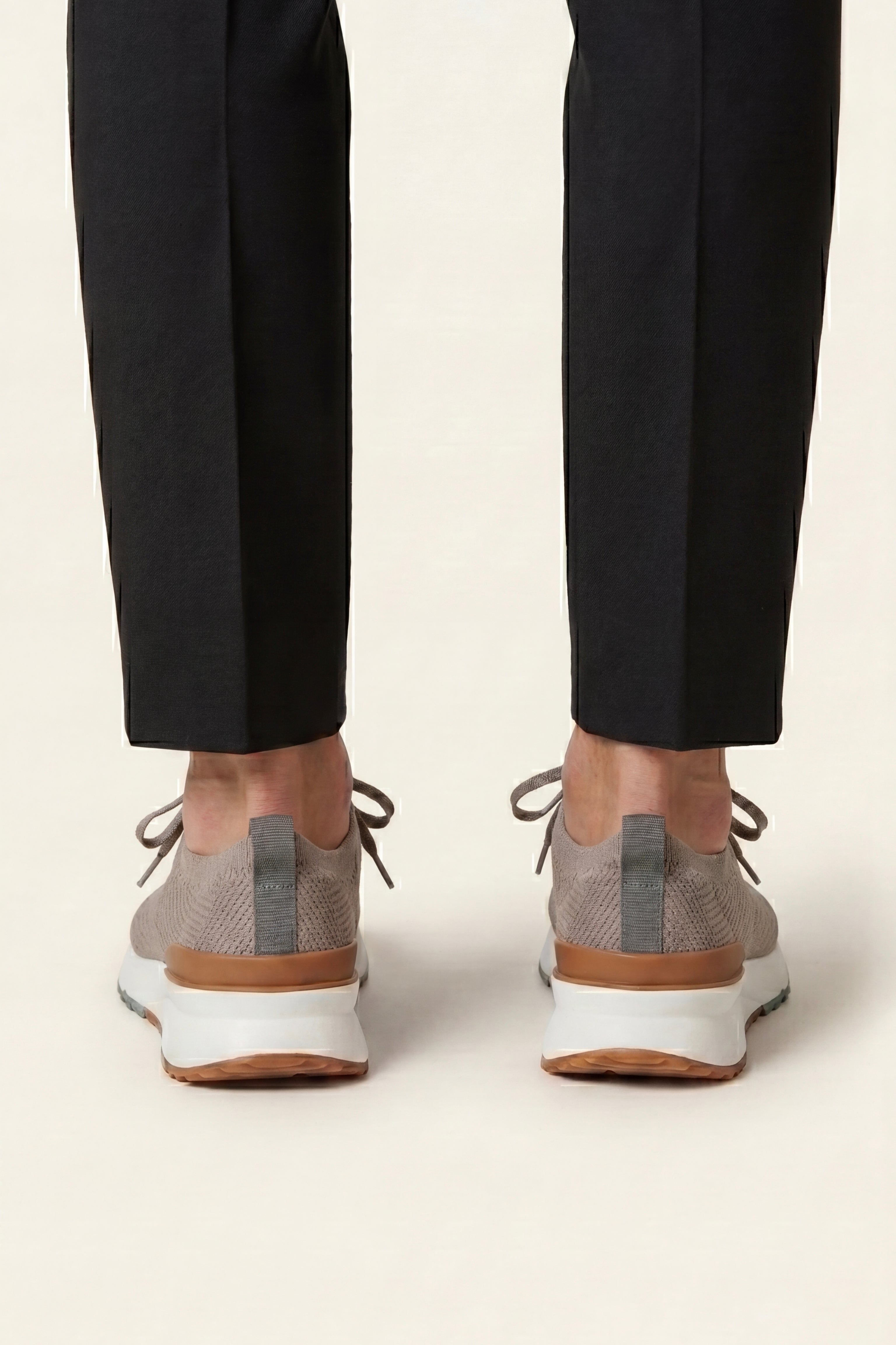 Vicenza Mesh Runner Taupe Grey