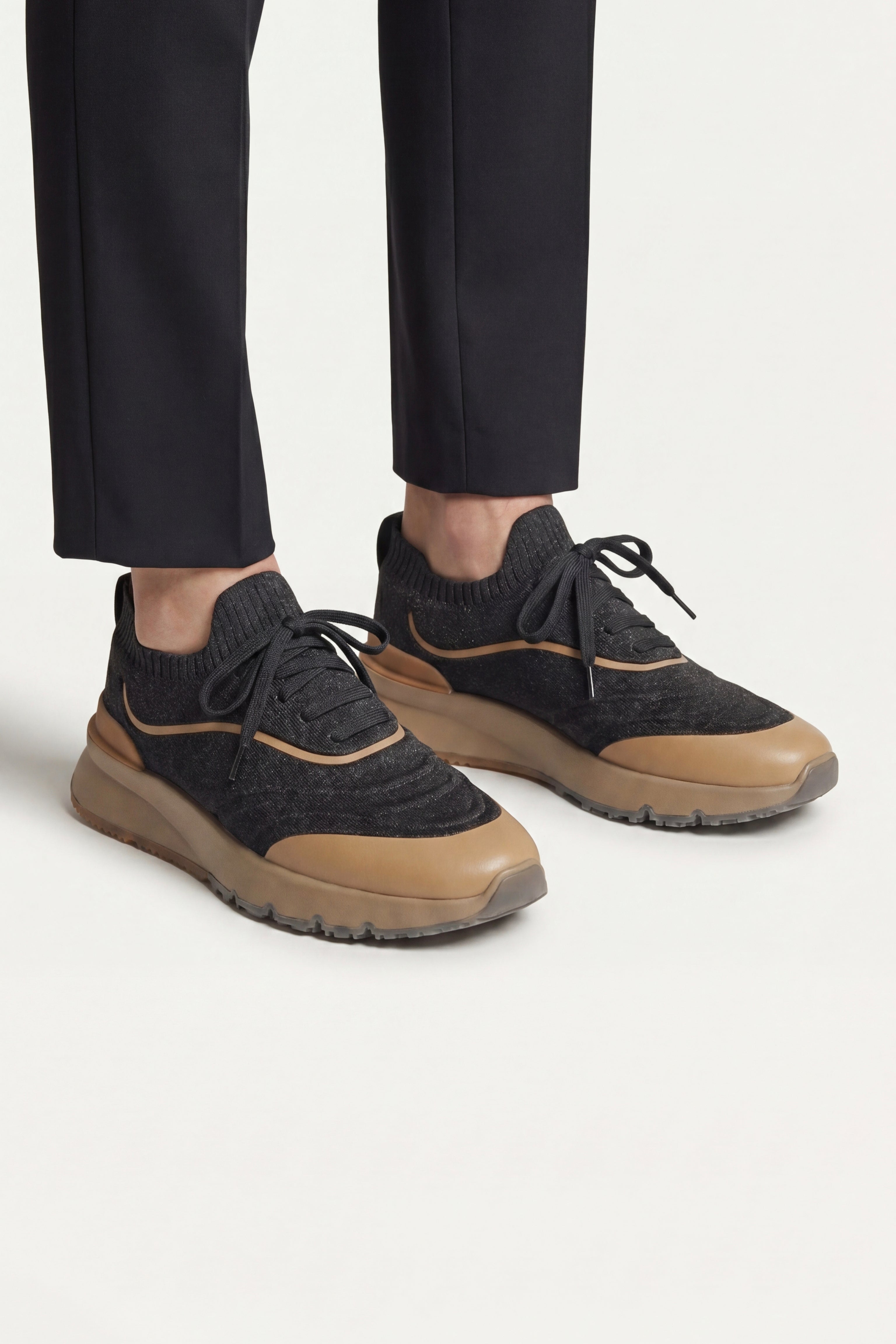 Firenze Knit Runner Charcoal Grey