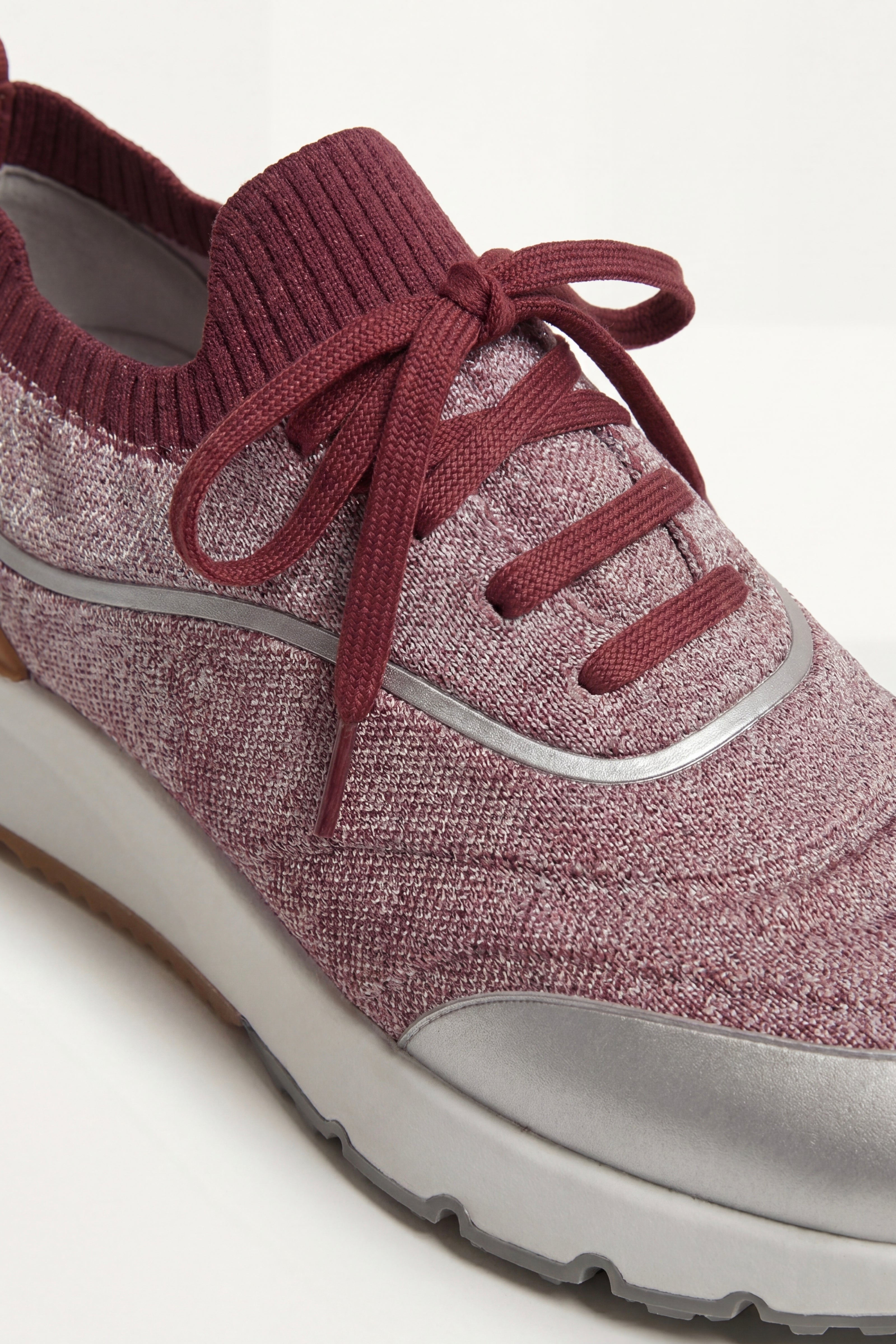 Firenze Knit Runner Burgundy Red