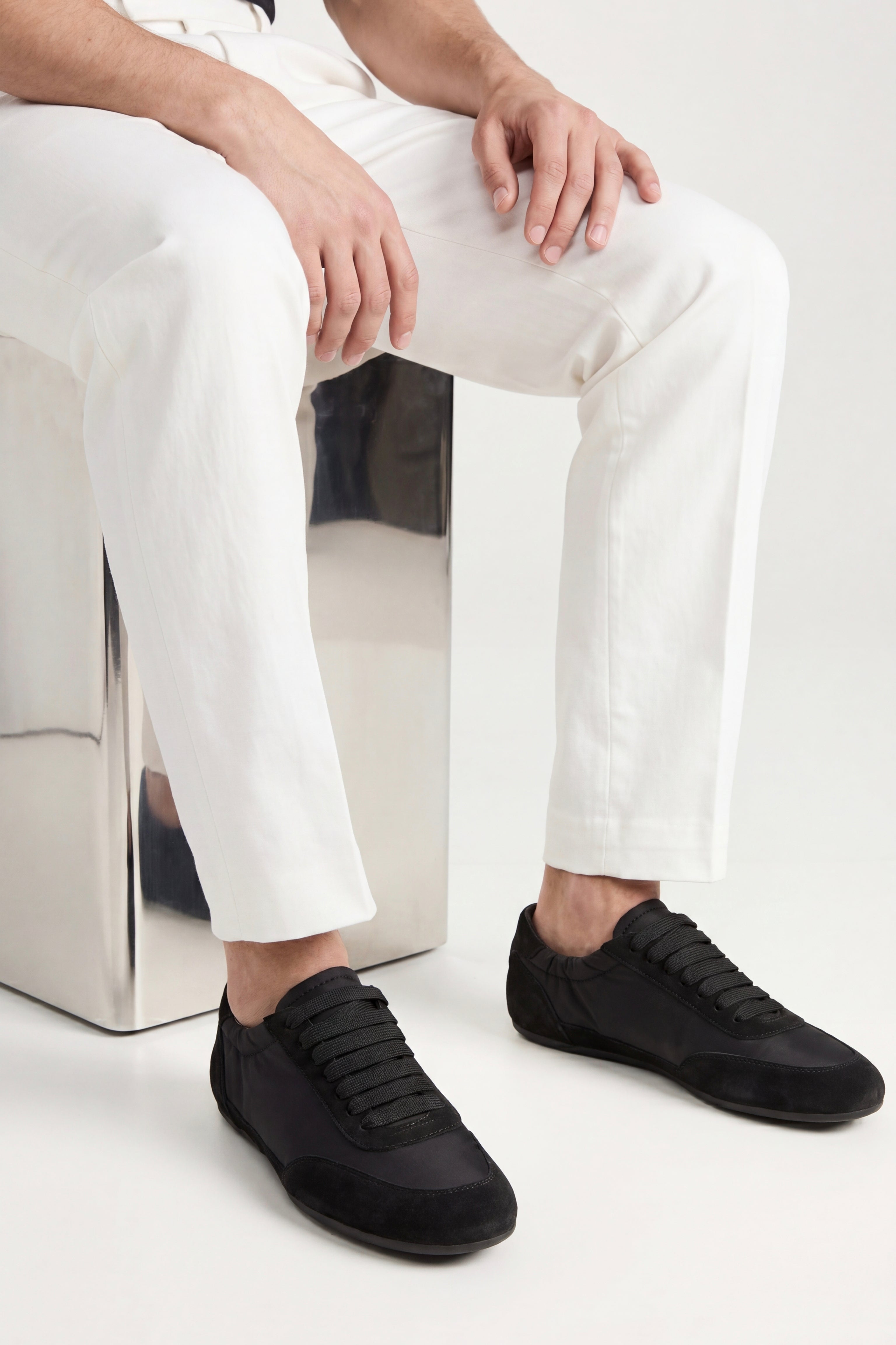Rapallo Nylon Sneaker Black