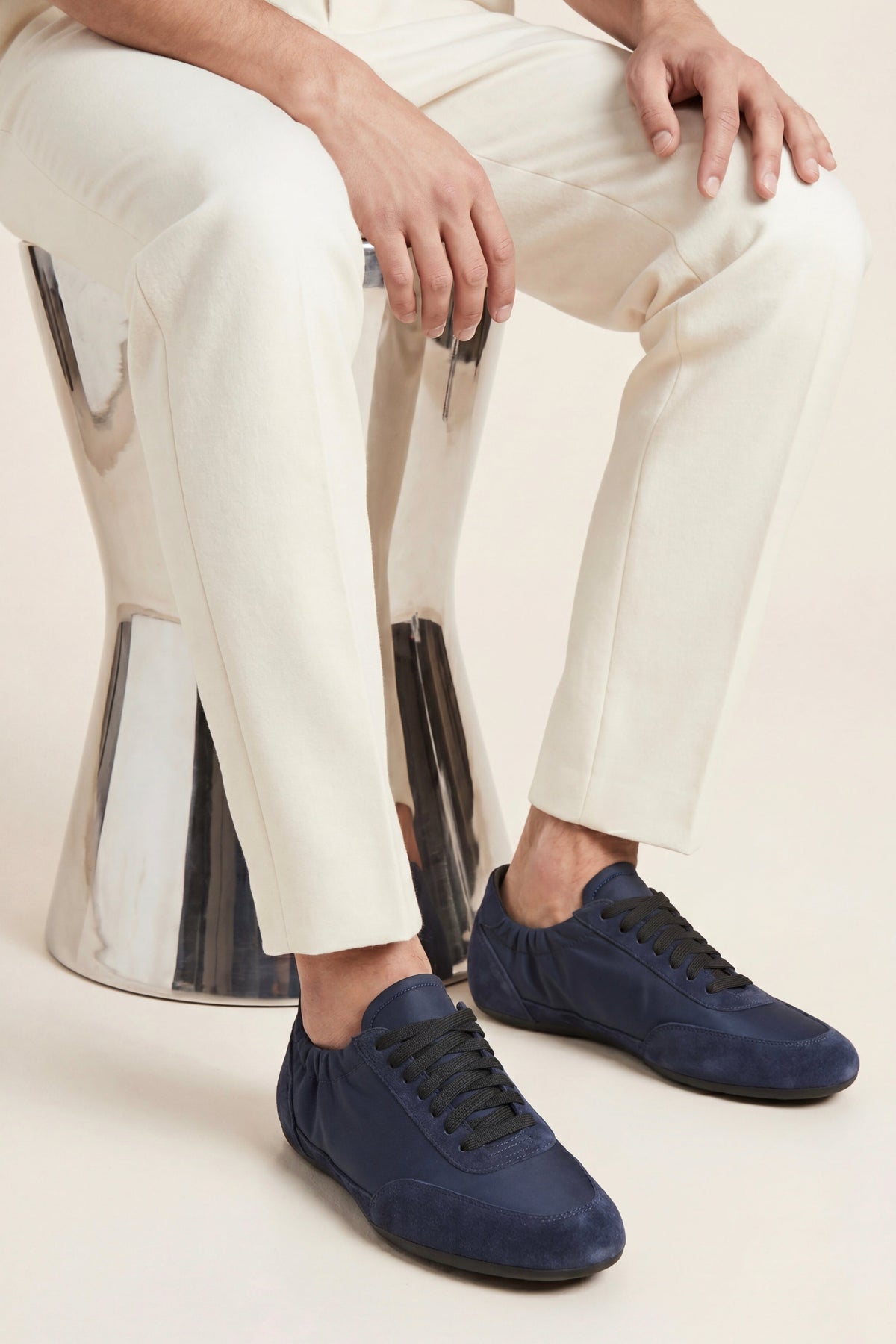 Rapallo Nylon Sneaker Navy Blue