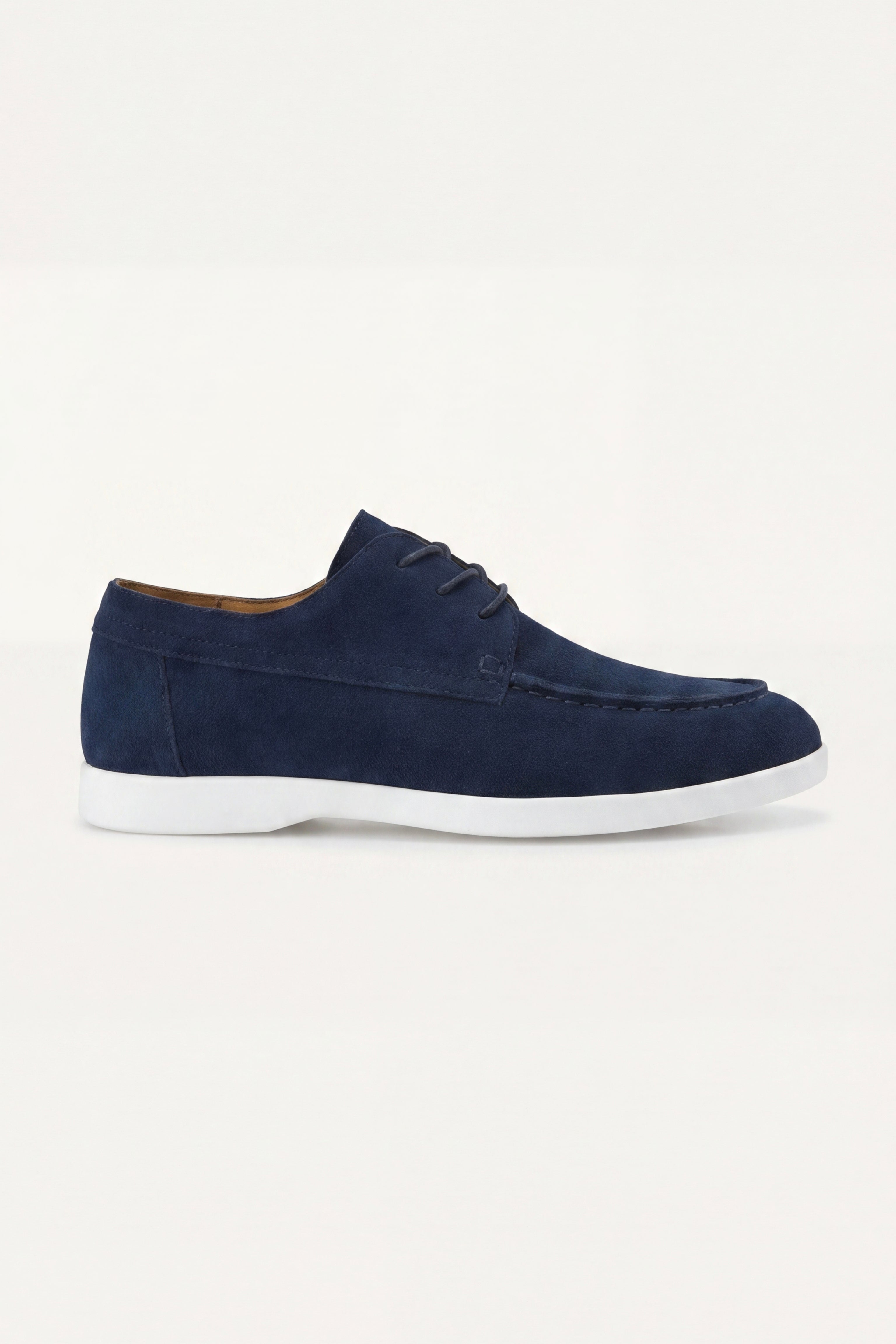Rimini Suede Boat Shoe Navy Blue