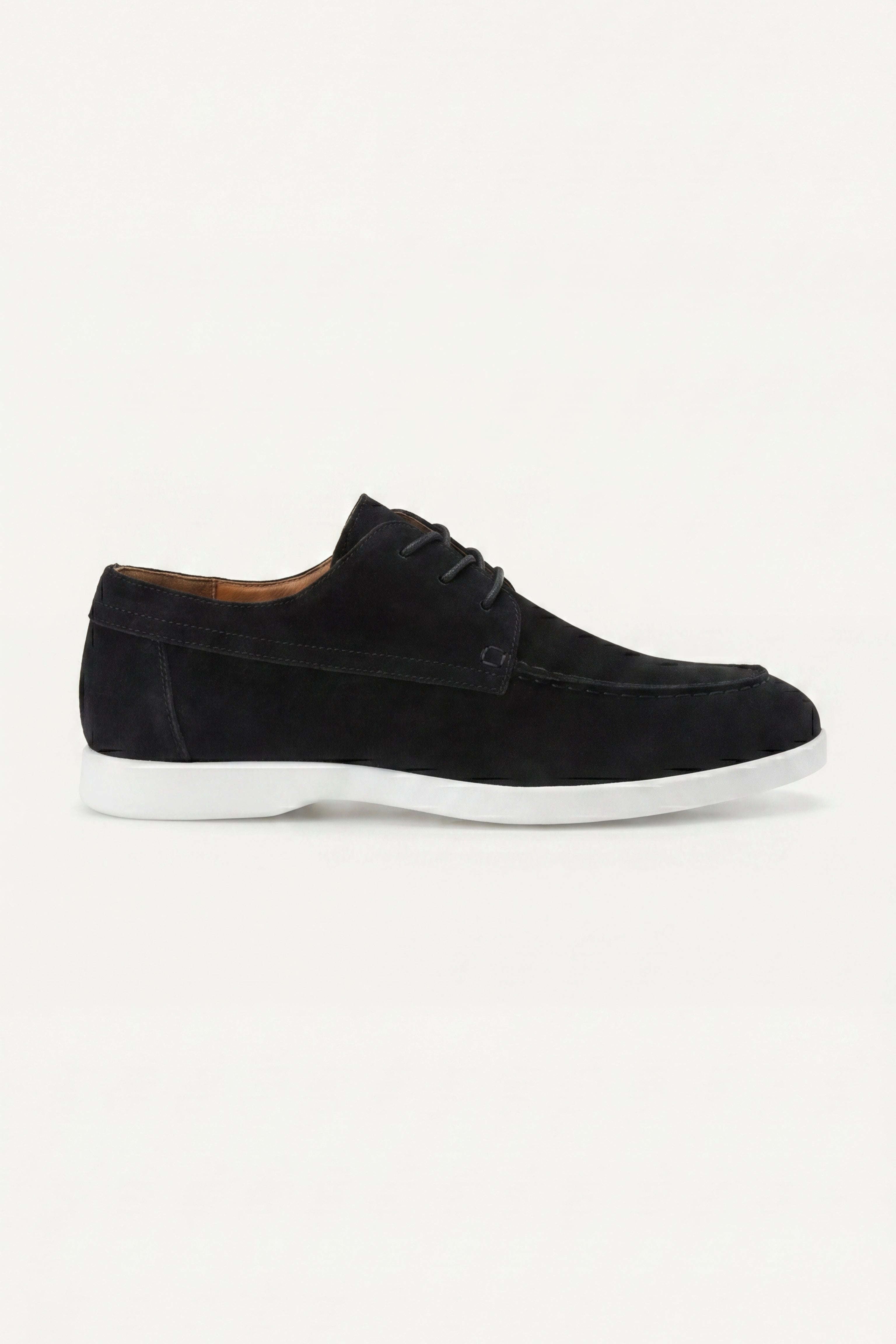 Rimini Suede Boat Shoe Taupe Grey