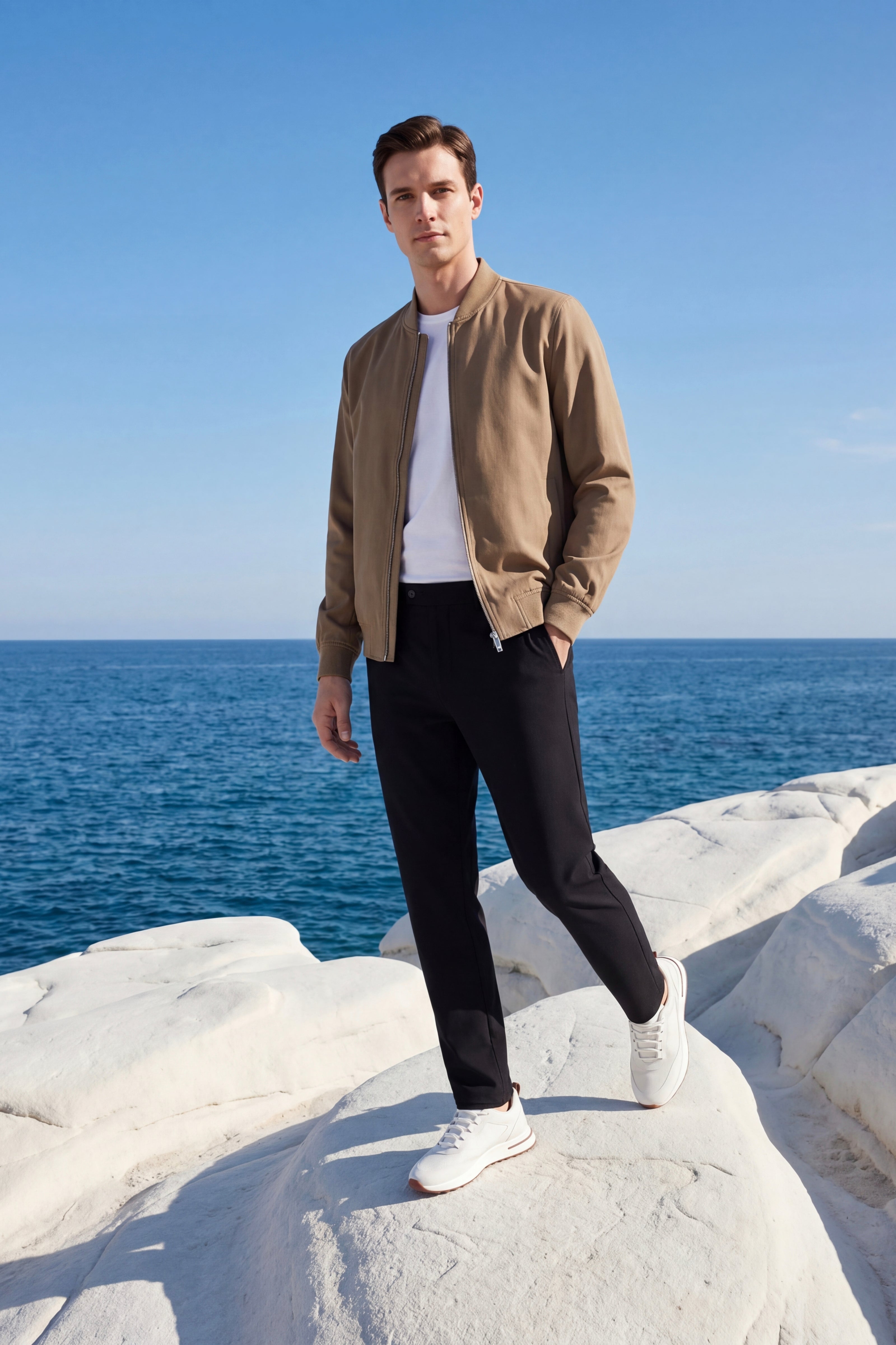 Rapallo Light Jacket Khaki