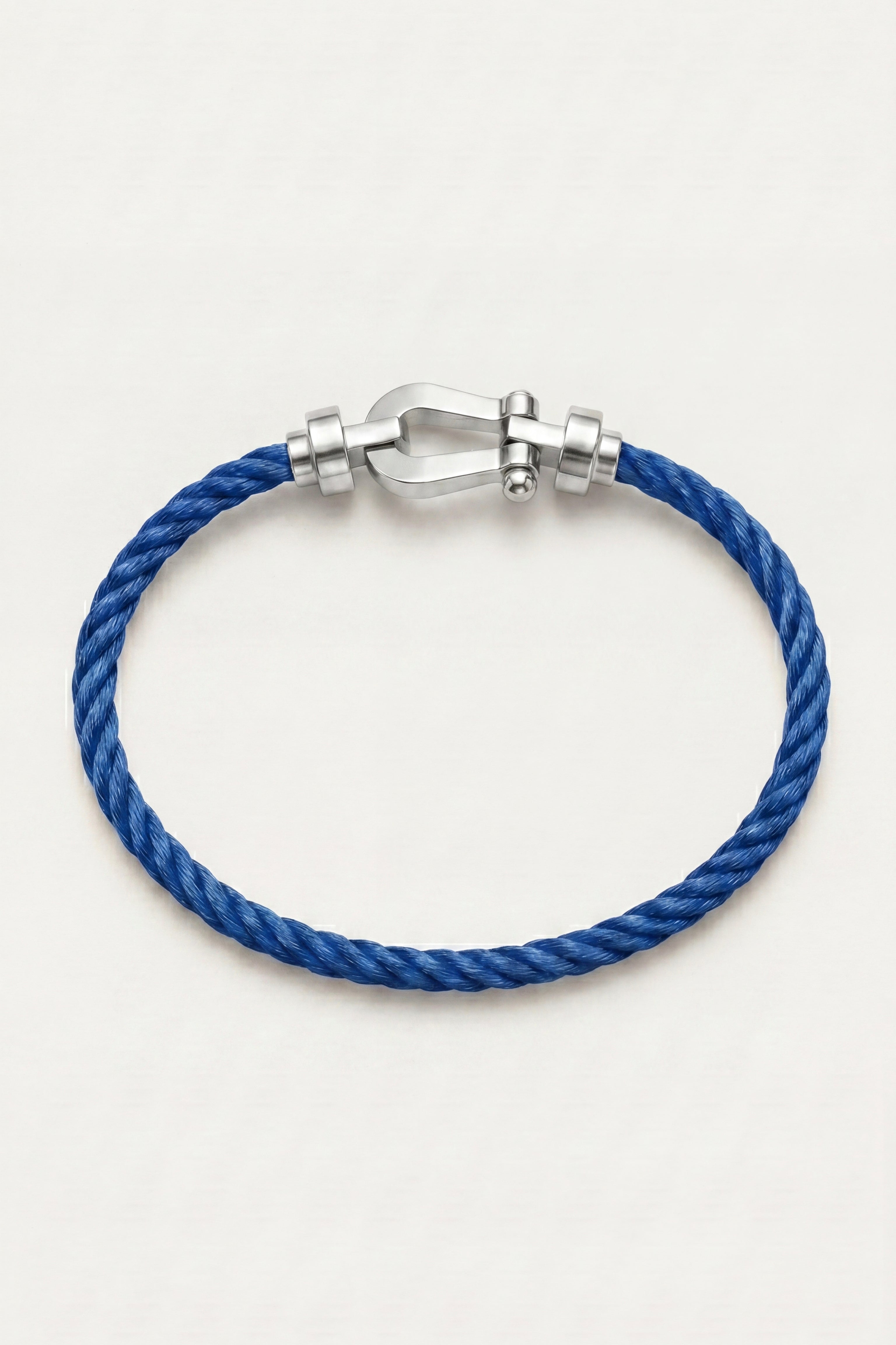 Levanto Platinum Rope Bracelet Royal Blue