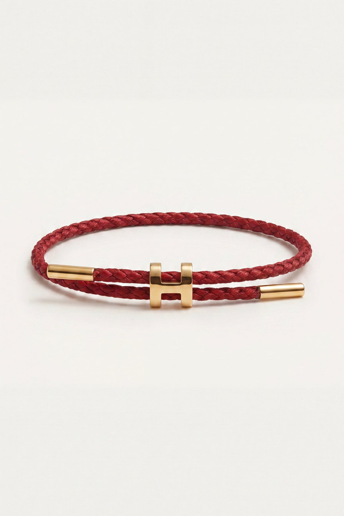 Rapallo Woven Bracelet Burgundy