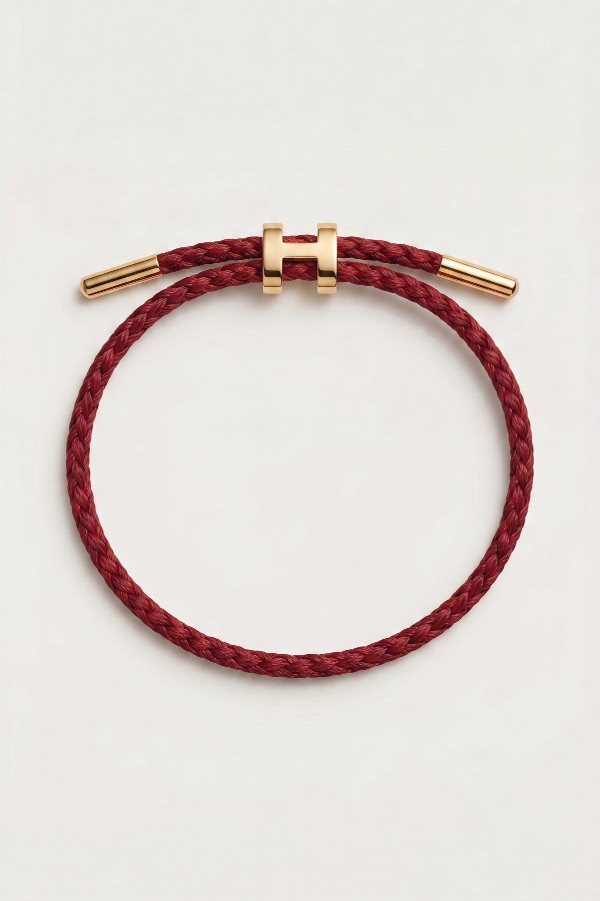 Rapallo Woven Bracelet Burgundy