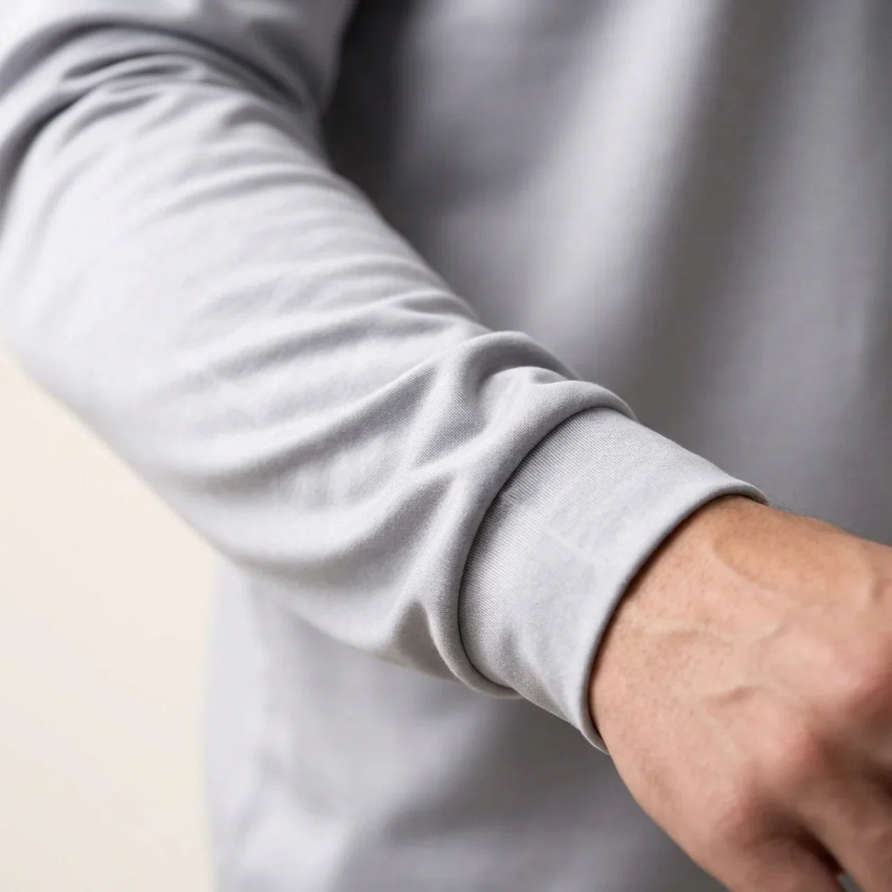 Verona Lustre Longsleeve Light Grey