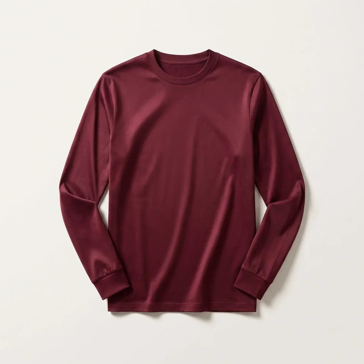 Verona Lustre Longsleeve Burgundy
