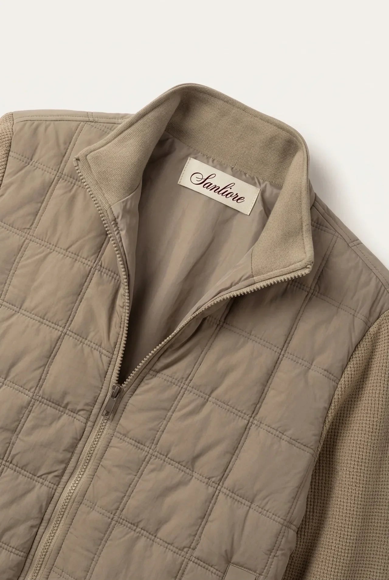 Treviso Quilted Hybrid Jacket Beige