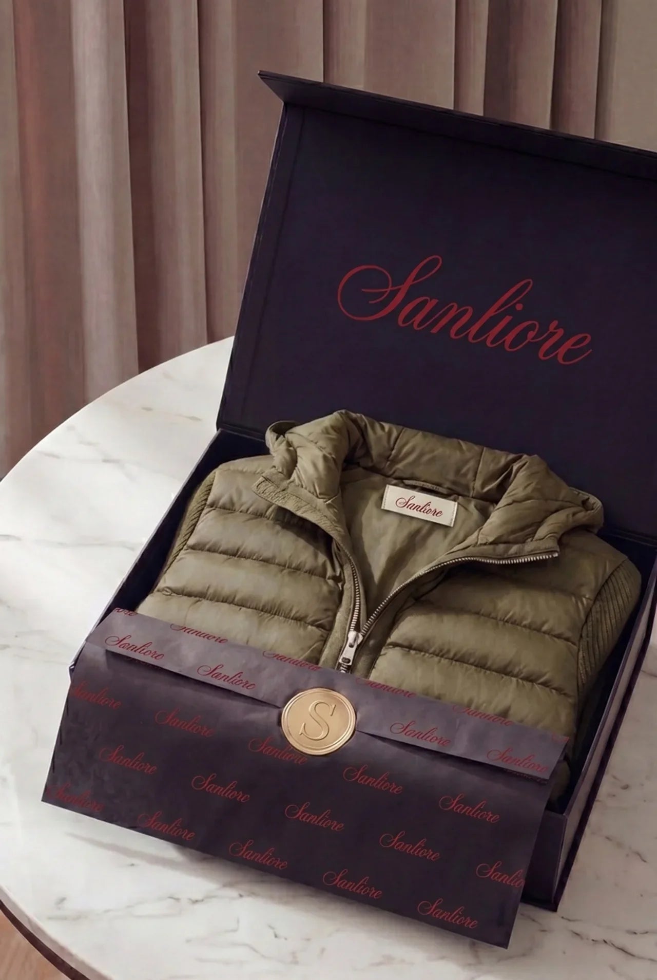 Sondrio Hybrid Zip Jacket Olive