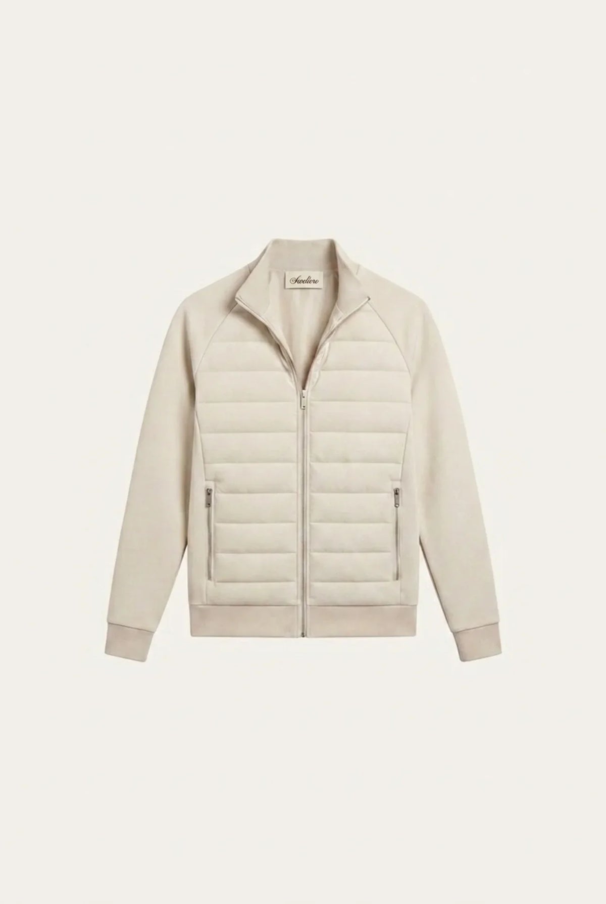 Vicenza Wool Padded Jacket Ivory