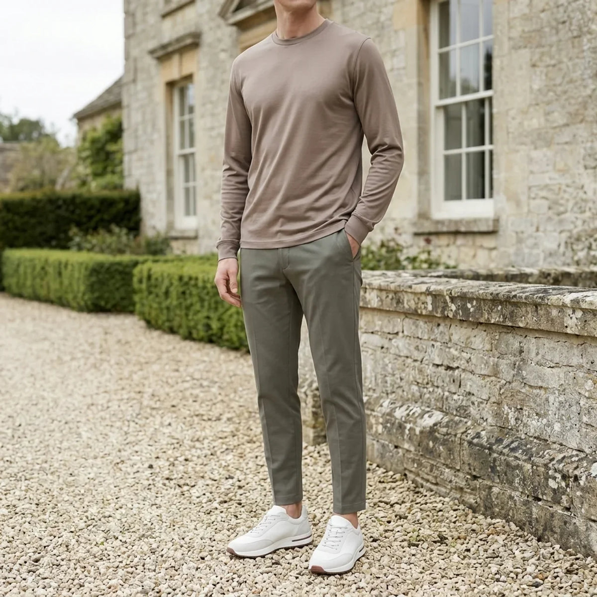 Verona Soft Lustre Longsleeve Falcon