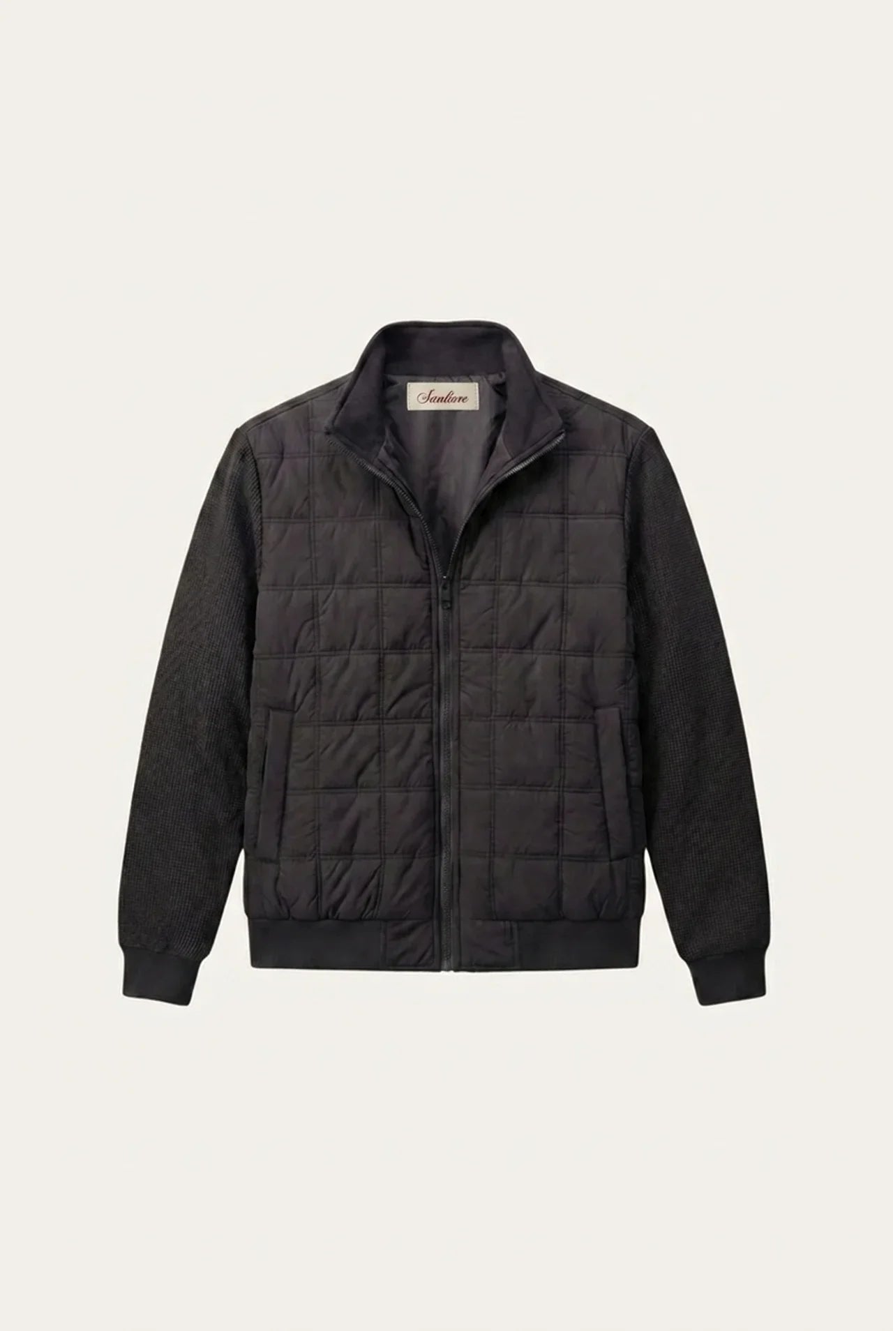 Treviso Quilted Hybrid Jacket Black