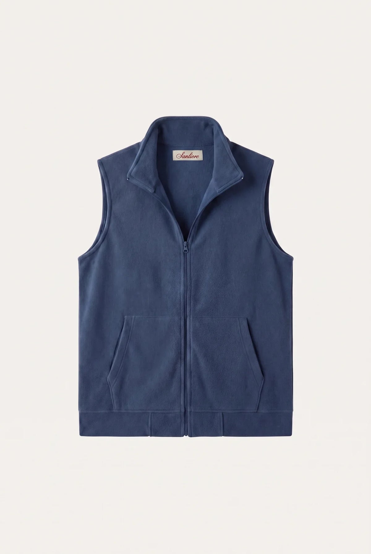 Livigno Brushed Fleece Vest Denim