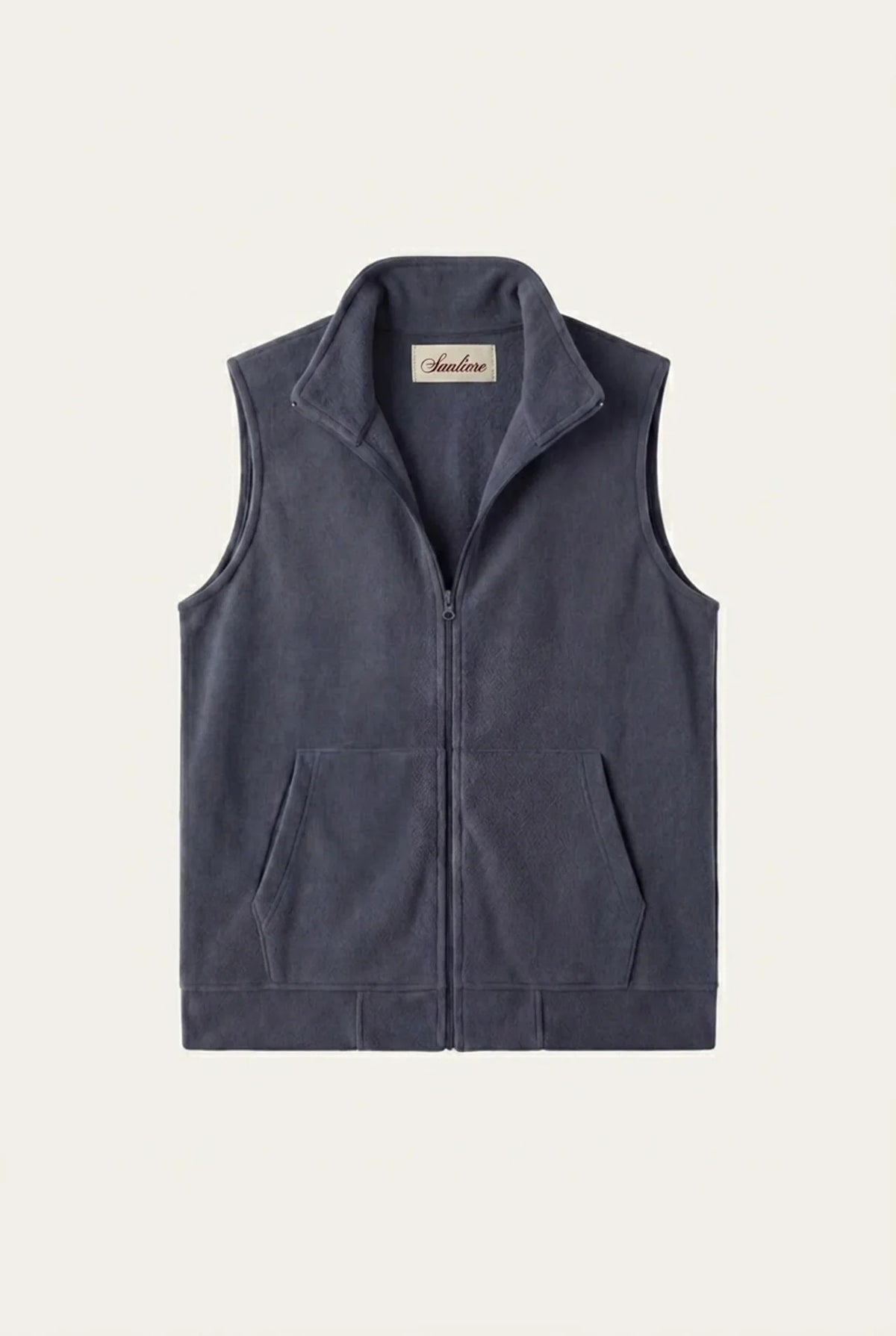 Livigno Brushed Fleece Vest Slate