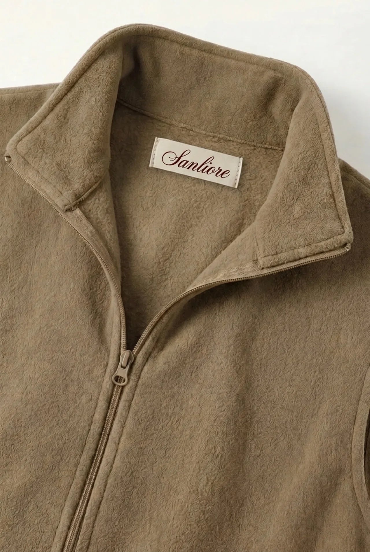 Livigno Brushed Fleece Vest Olive
