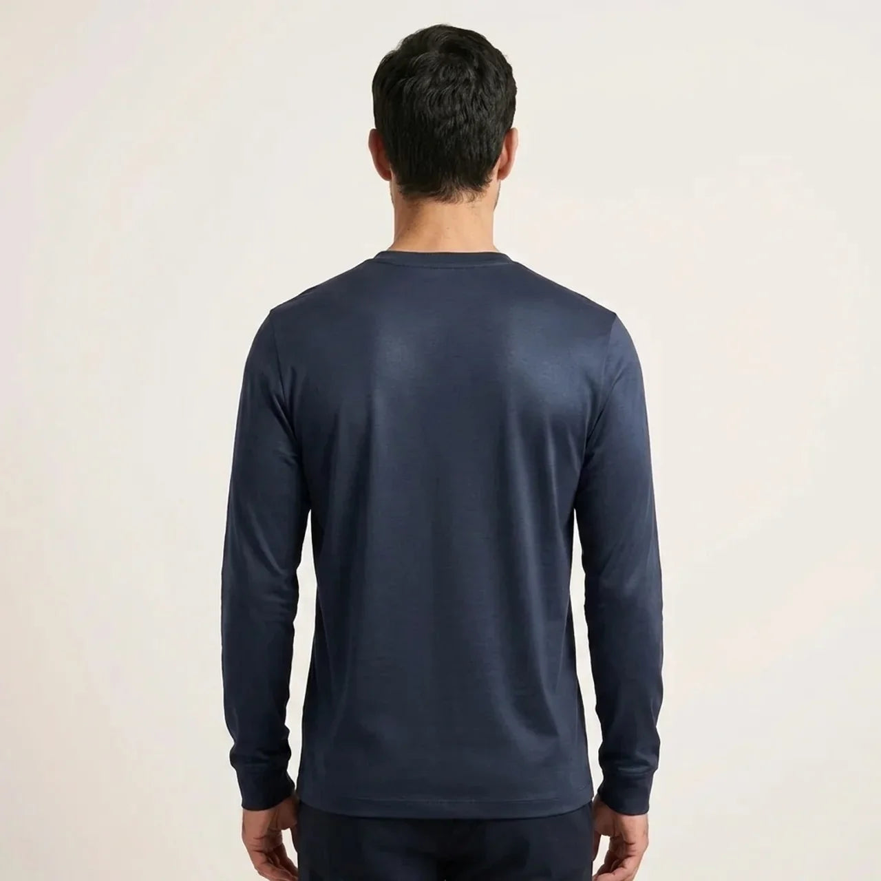 Verona Lustre Longsleeve Navy