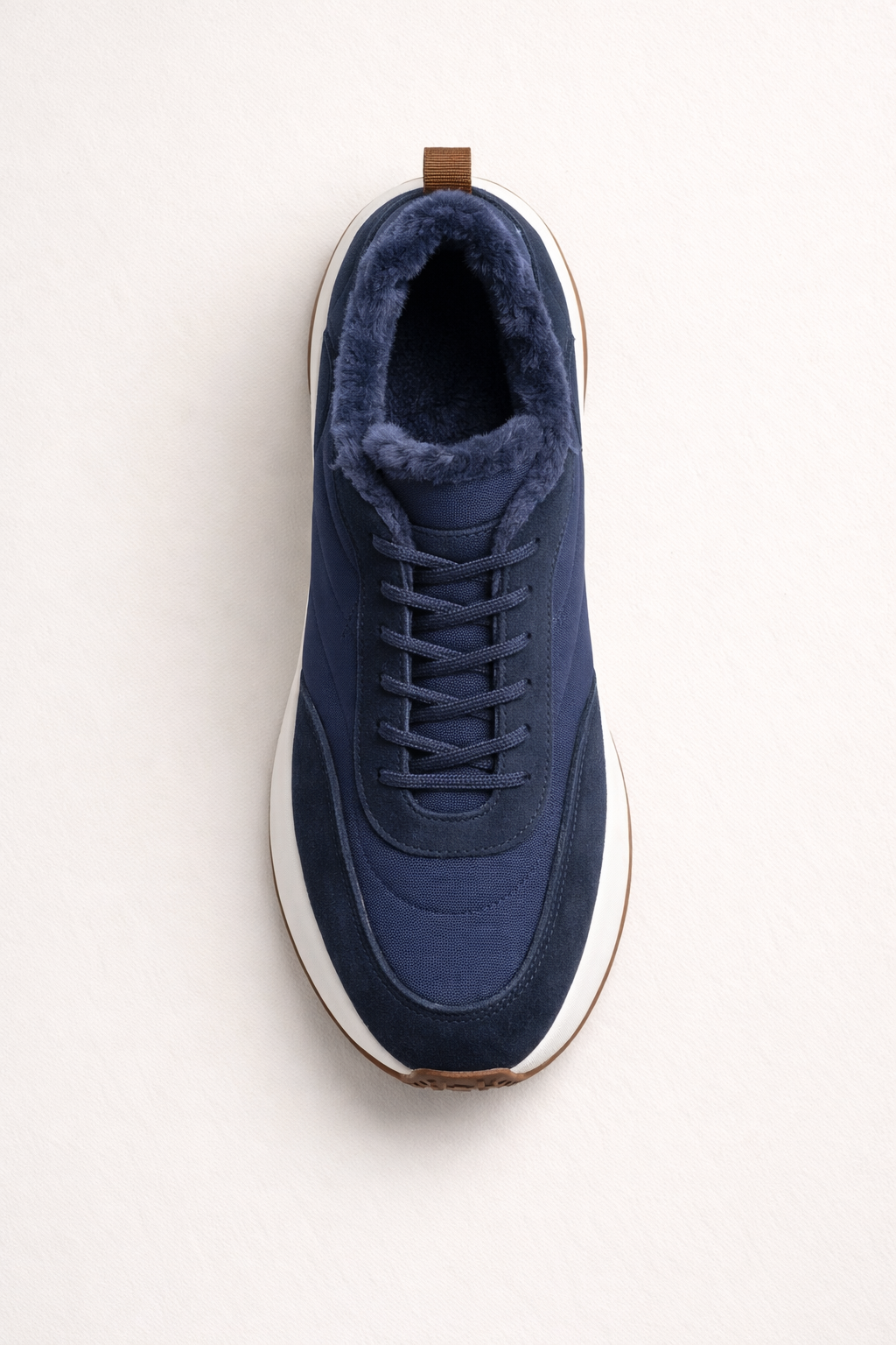 Palazzo Runner Shearling Navy Blue