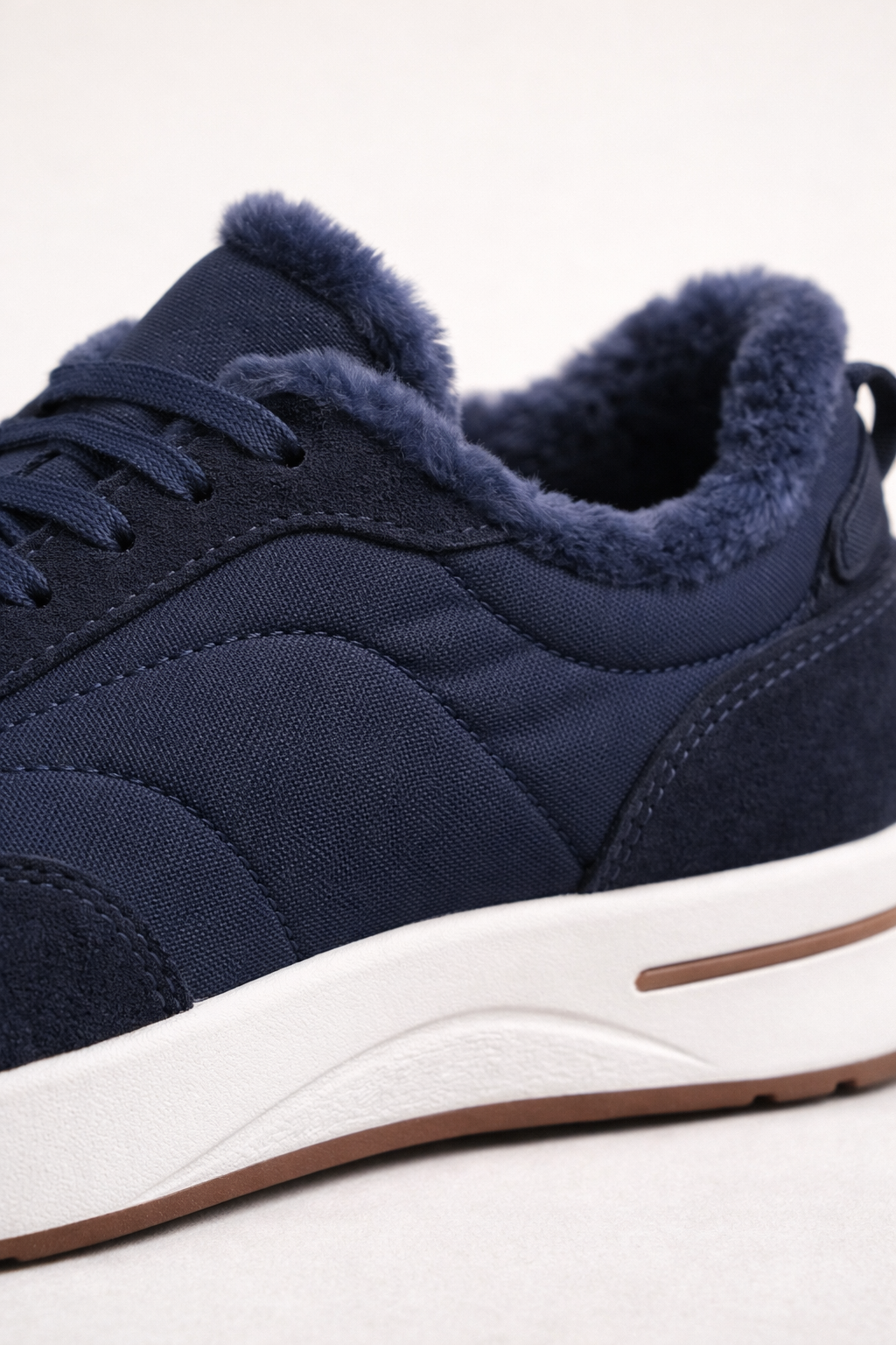 Palazzo Runner Shearling Navy Blue