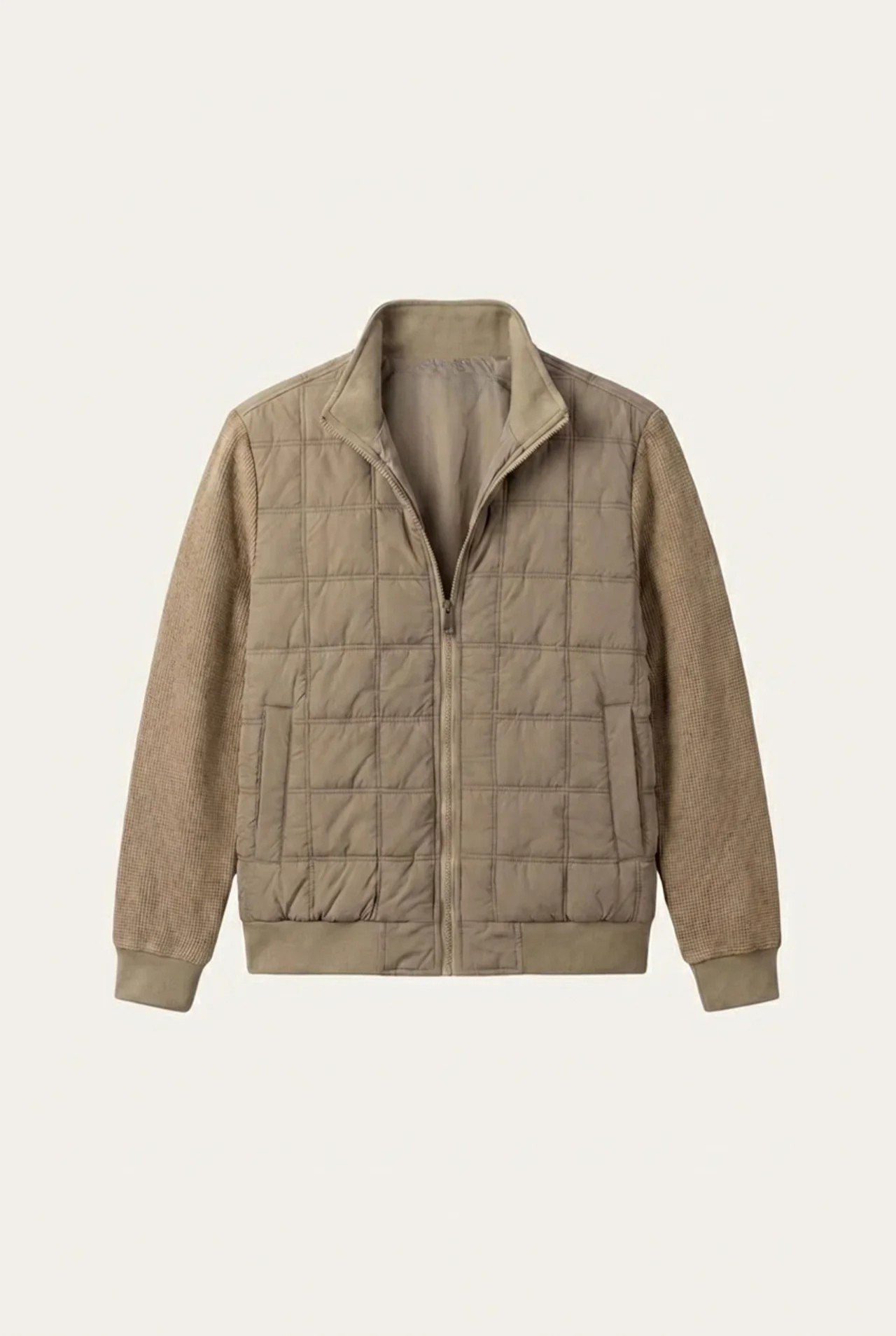 Giacca ibrida trapuntata Treviso beige