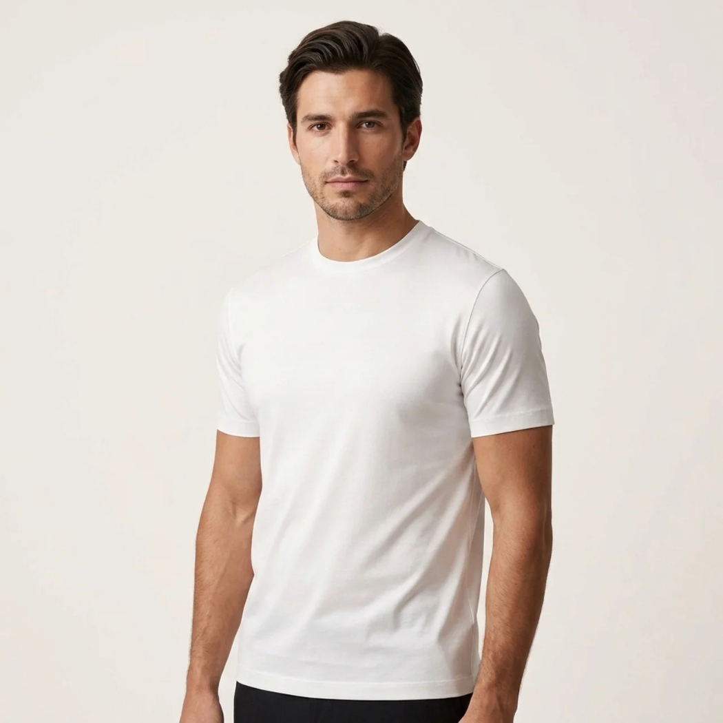 Verona Soft Lustre Tee White