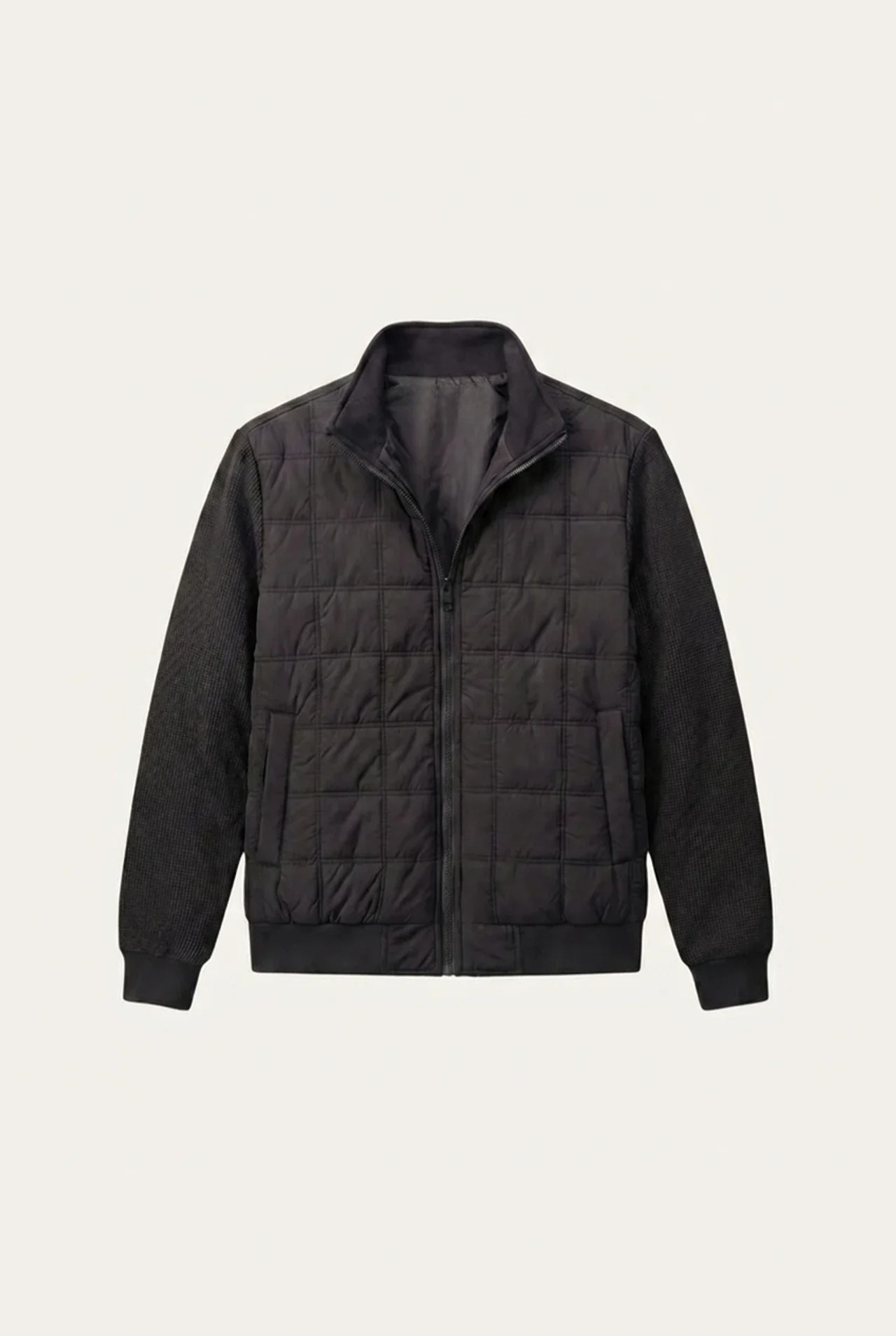Treviso Quilted Hybrid Jacket Black