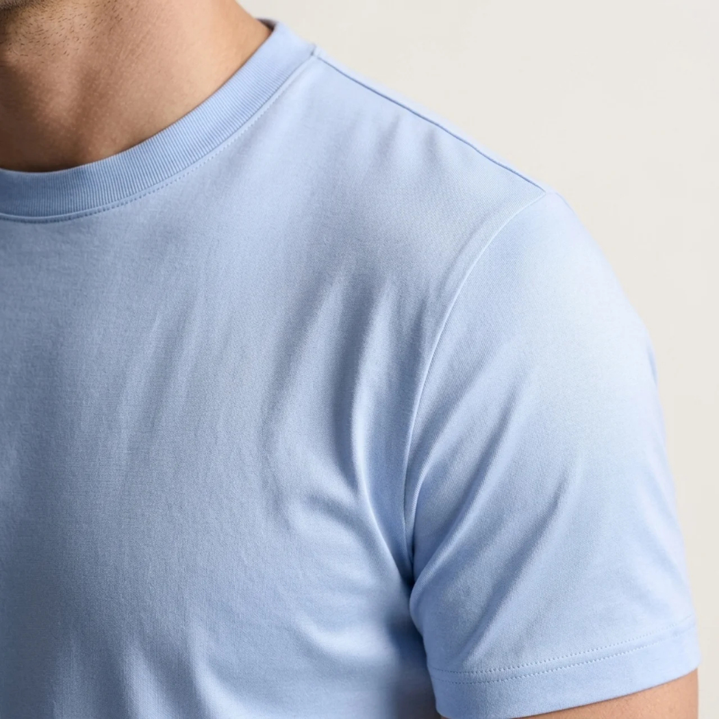 Verona Soft Lustre Tee Baby Blue