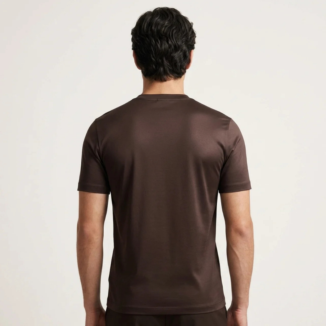 Verona Soft Lustre Tee Espresso