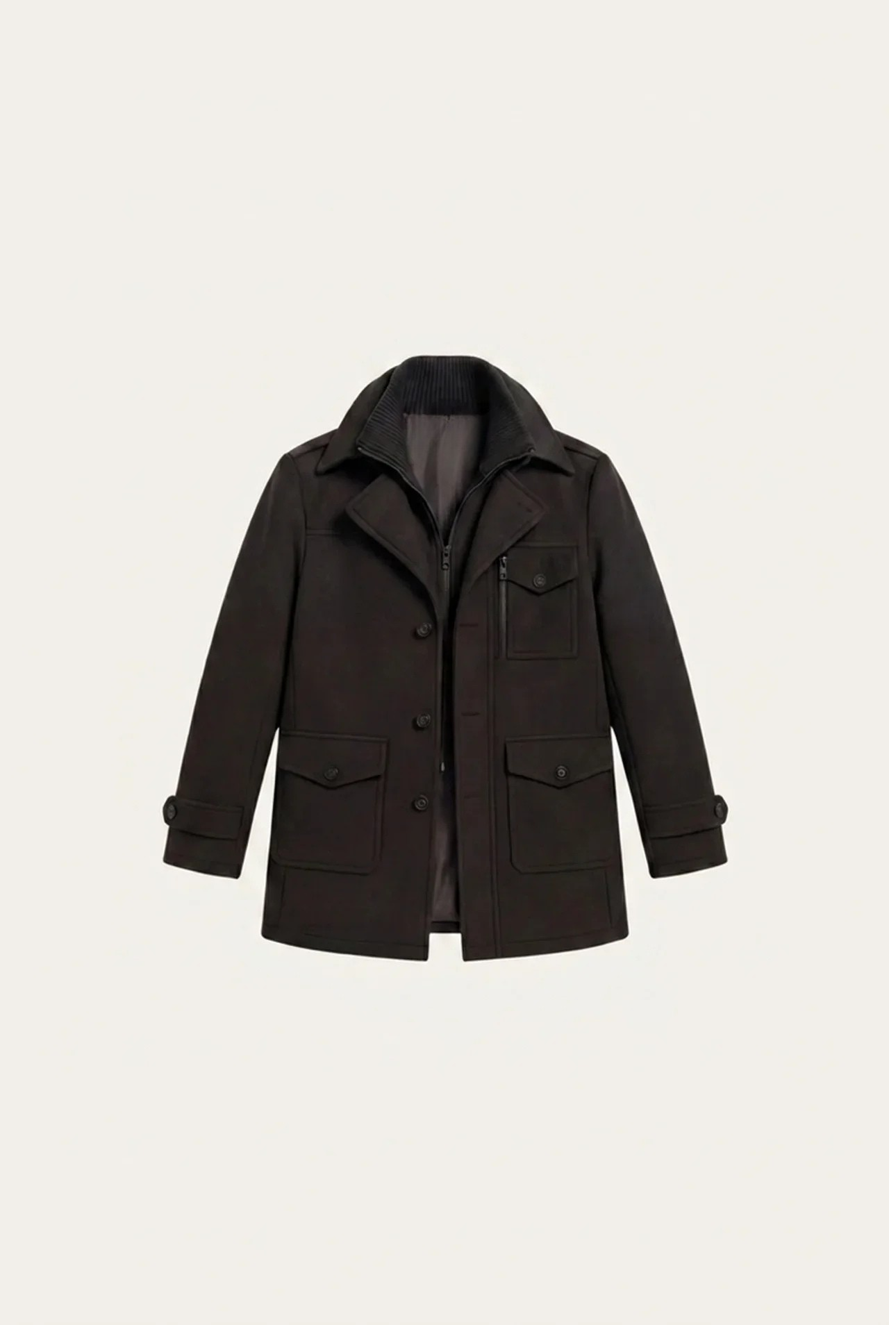 Belluno Field Coat Nero