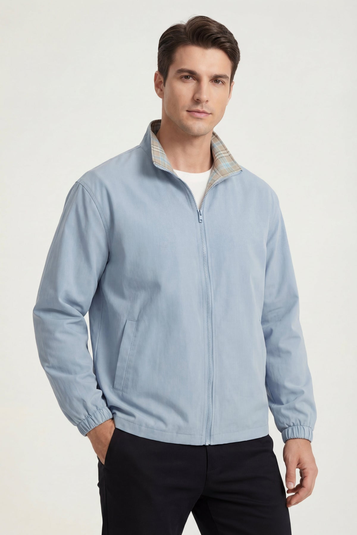 Camogli Reversible Jacket Light Blue