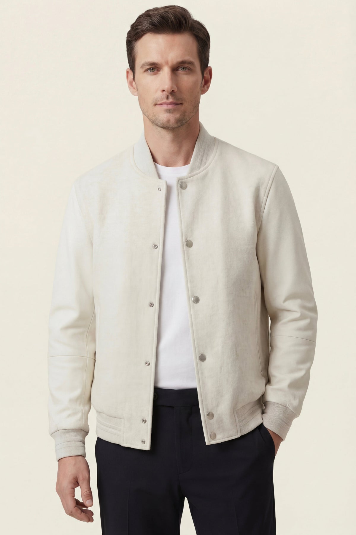 Cremona Button Jacket Ivory