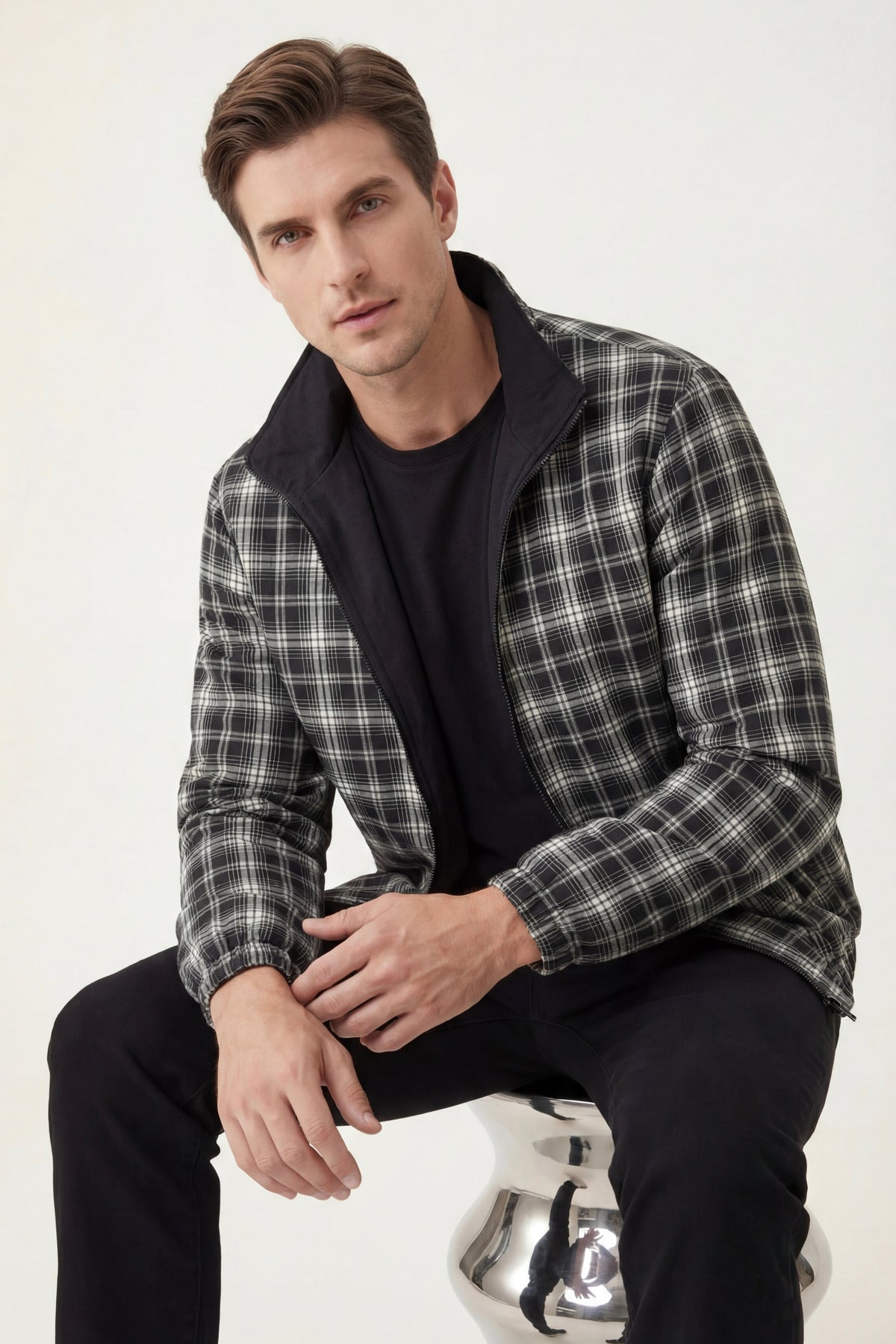 Camogli Reversible Jacket Black