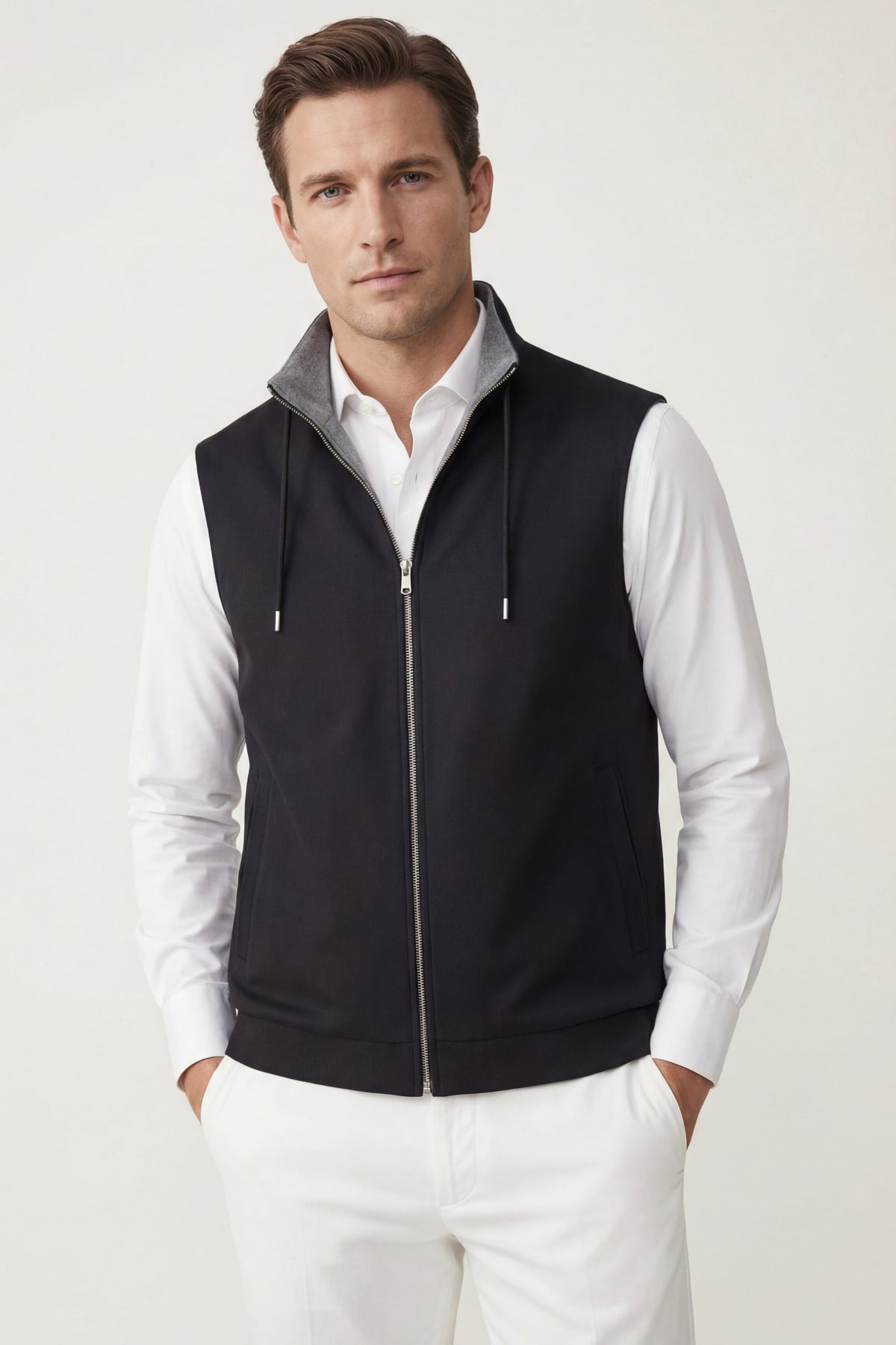 Merano Reversible Vest Black