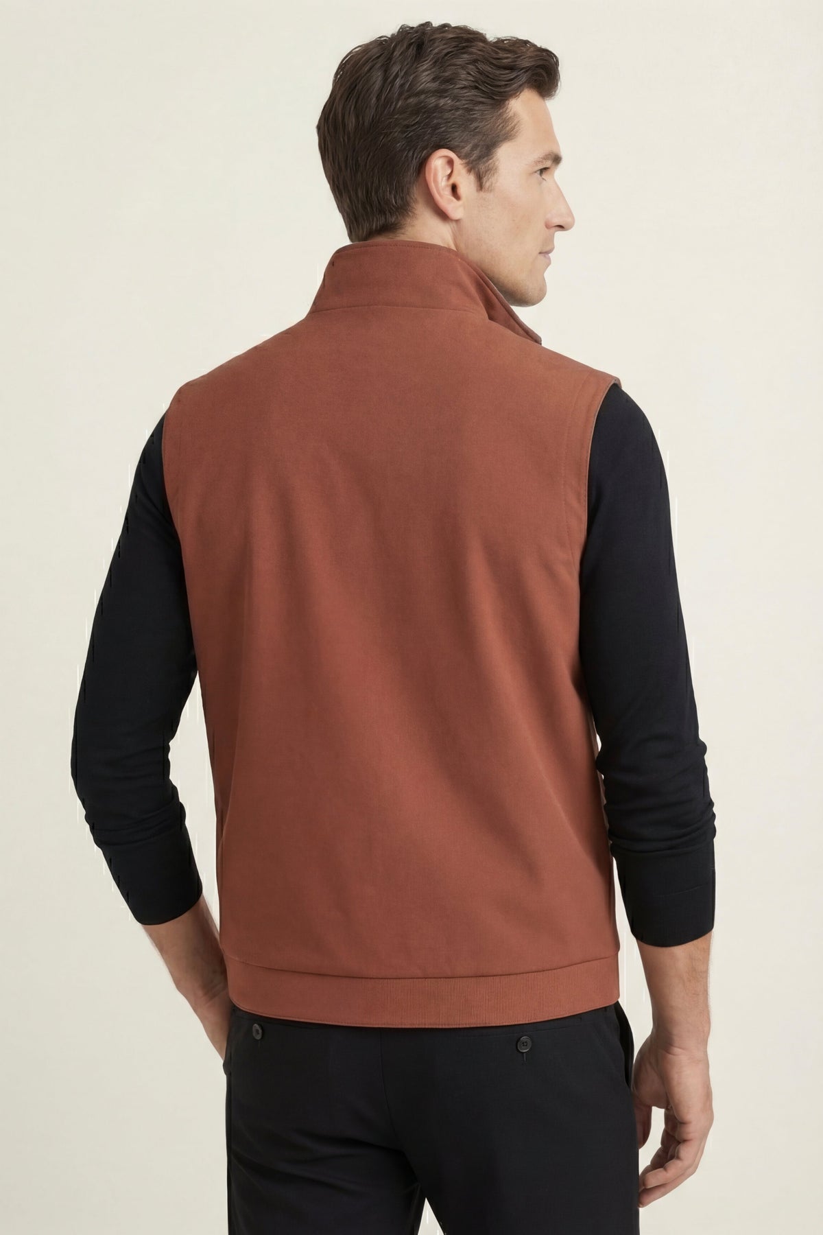 Merano Reversible Vest Terracotta