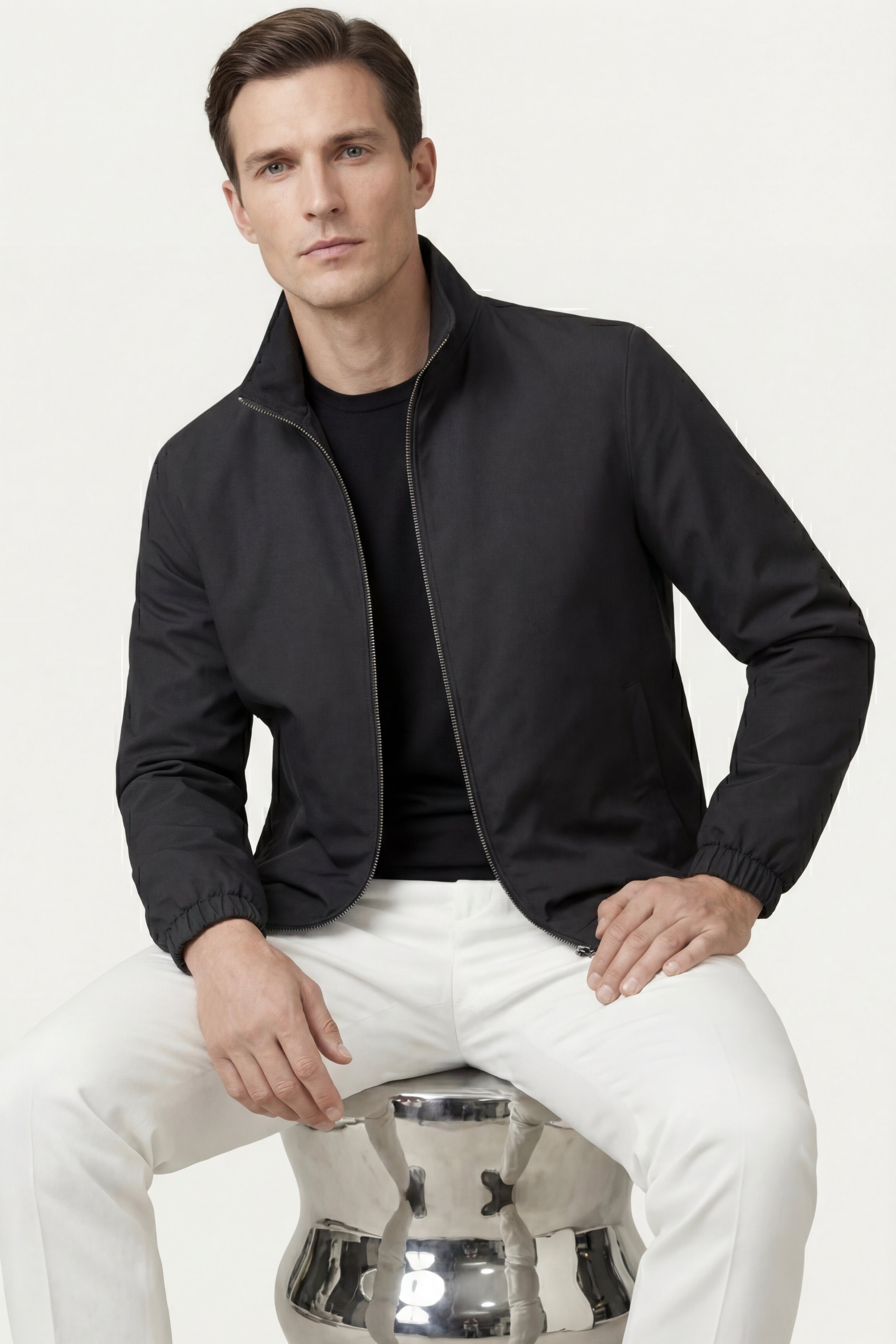 Portovenere Reversible Jacket Black